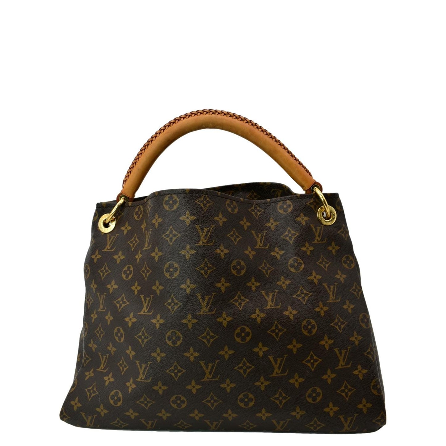 LOUIS VUITTON  Artsy MM Monogram Canvas Hobo Bag Brown
