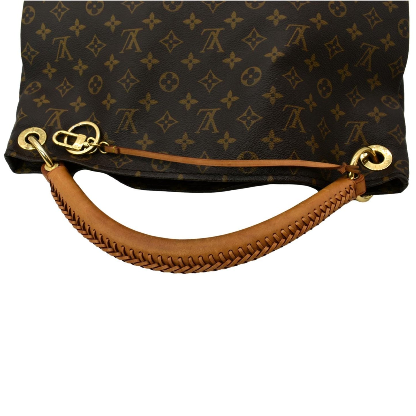LOUIS VUITTON  Artsy MM Monogram Canvas Hobo Bag Brown