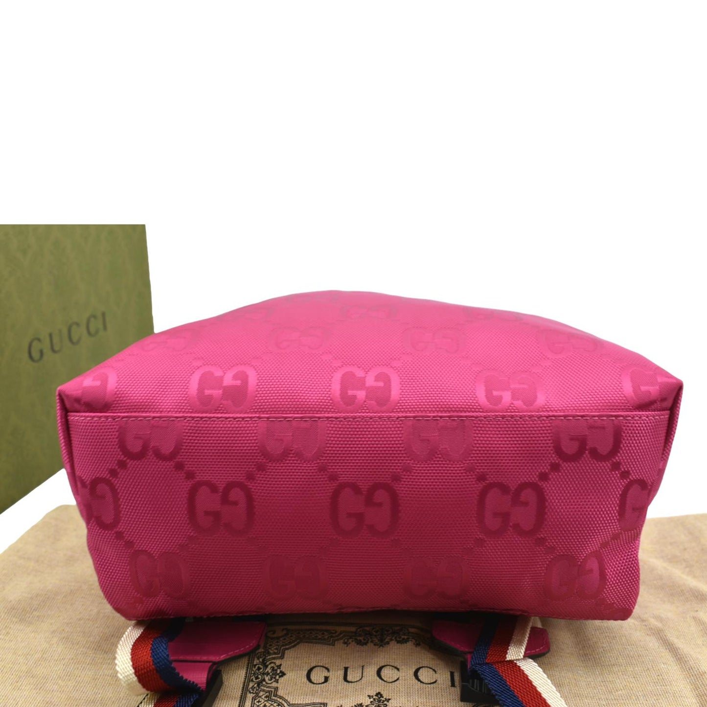 GUCCI Children's GG Coated Canvas Backpack Pink 271327