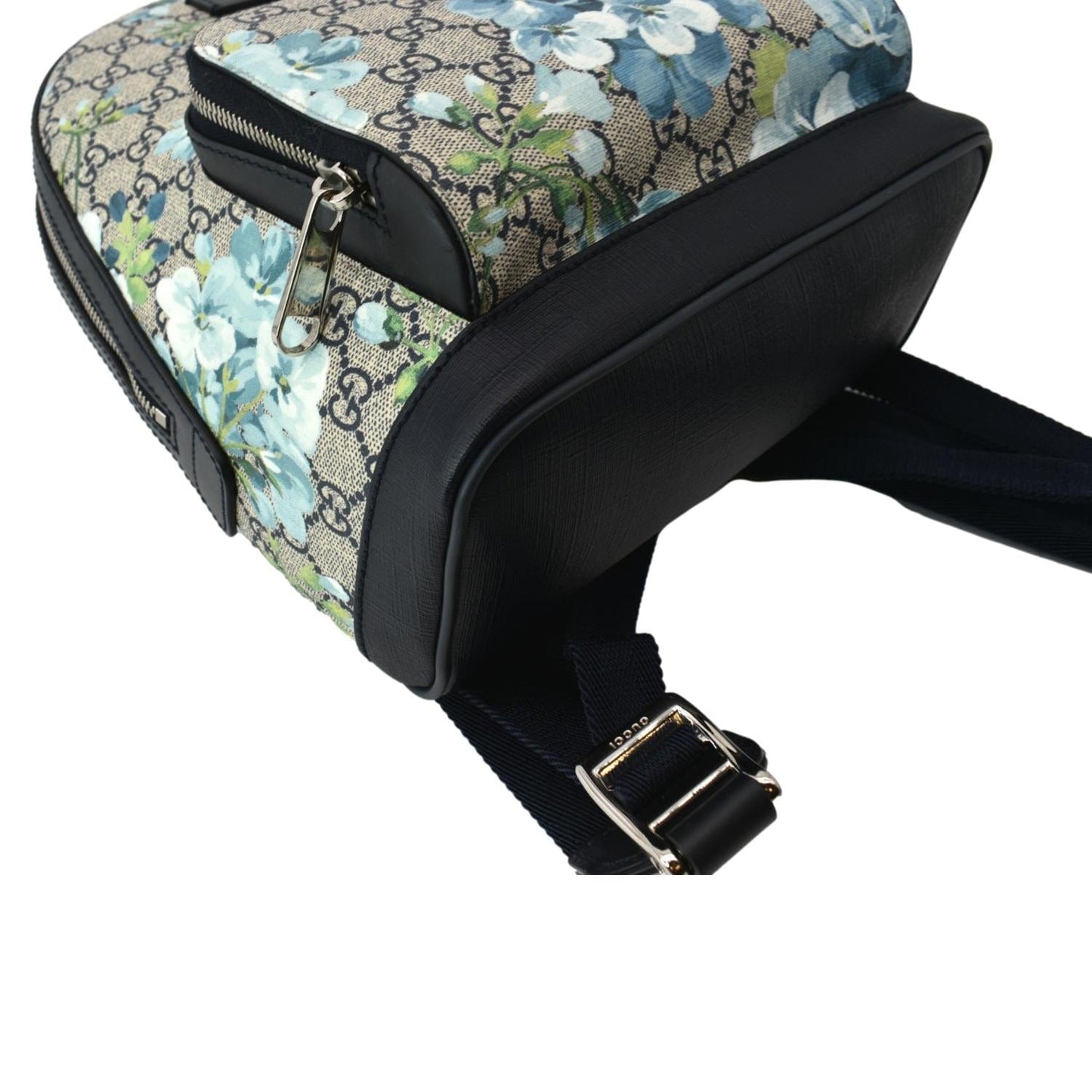 GUCCI Blooms GG Supreme Monogram Backpack Light Blue 546327