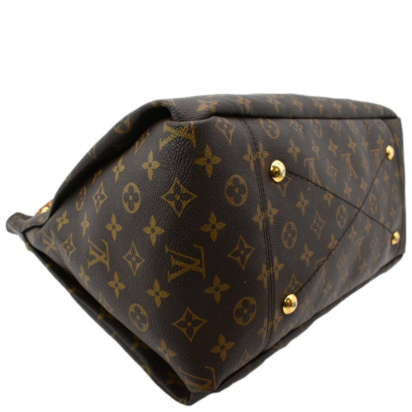 LOUIS VUITTON  Artsy MM Monogram Canvas Hobo Bag Brown