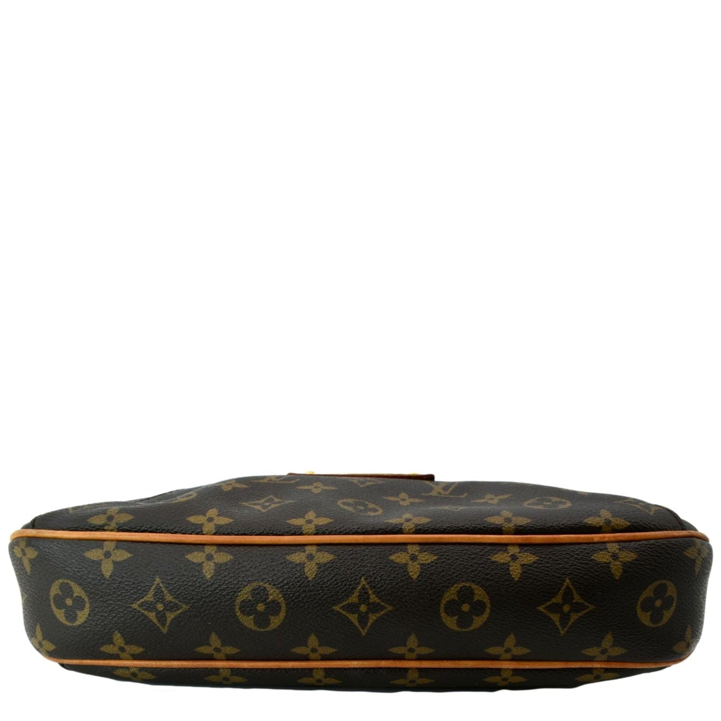 LOUIS VUITTON Thames PM Monogram Canvas Shoulder Bag Brown