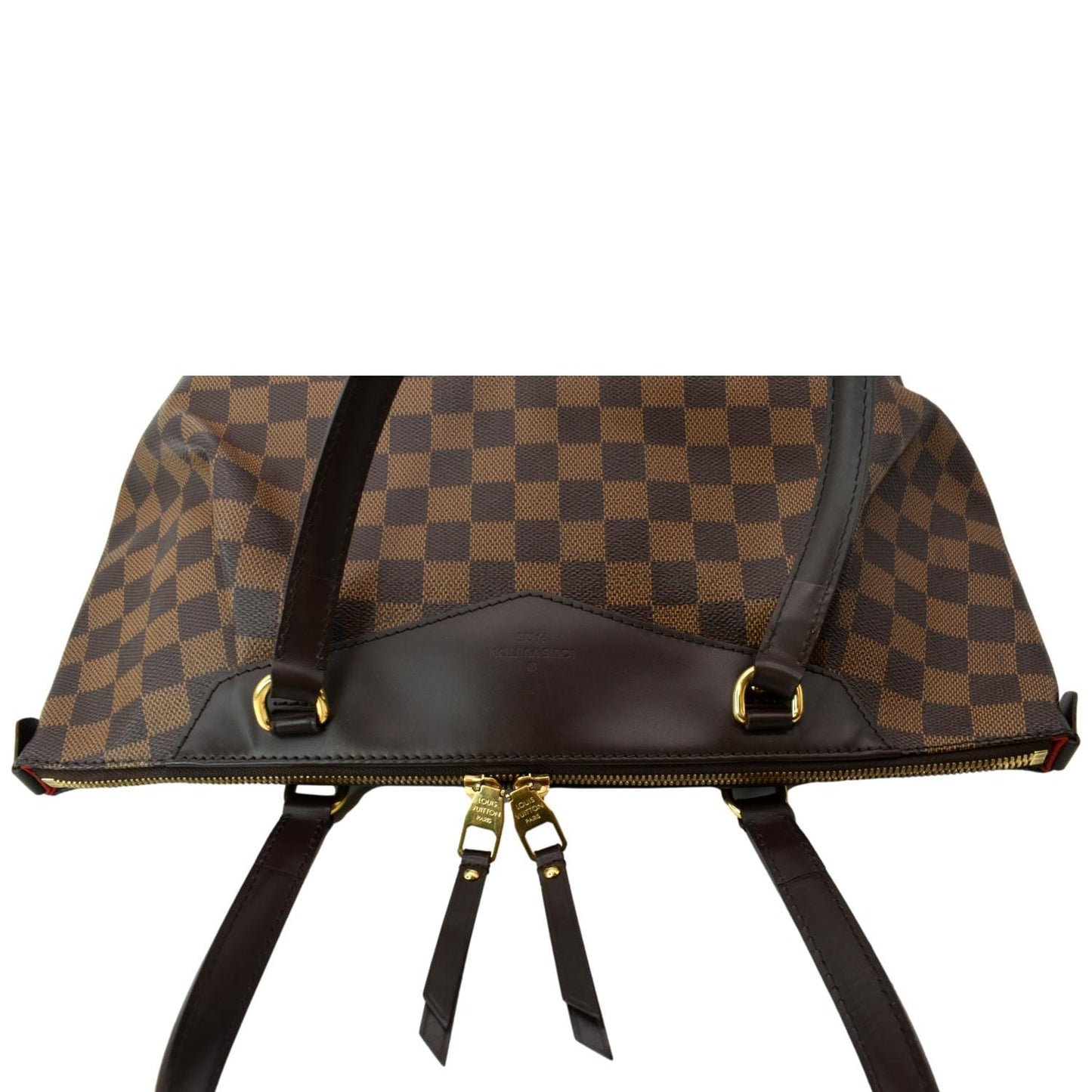 LOUIS VUITTON Westminster GM Damier Ebene Tote Shoulder Bag Brown