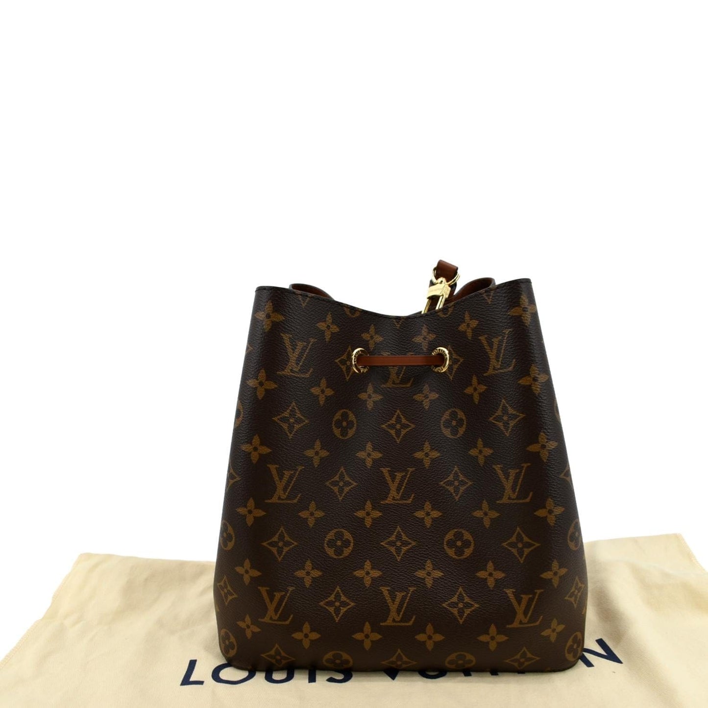 LOUIS VUITTON NeoNoe Monogram Canvas Crossbody Bag Caramel
