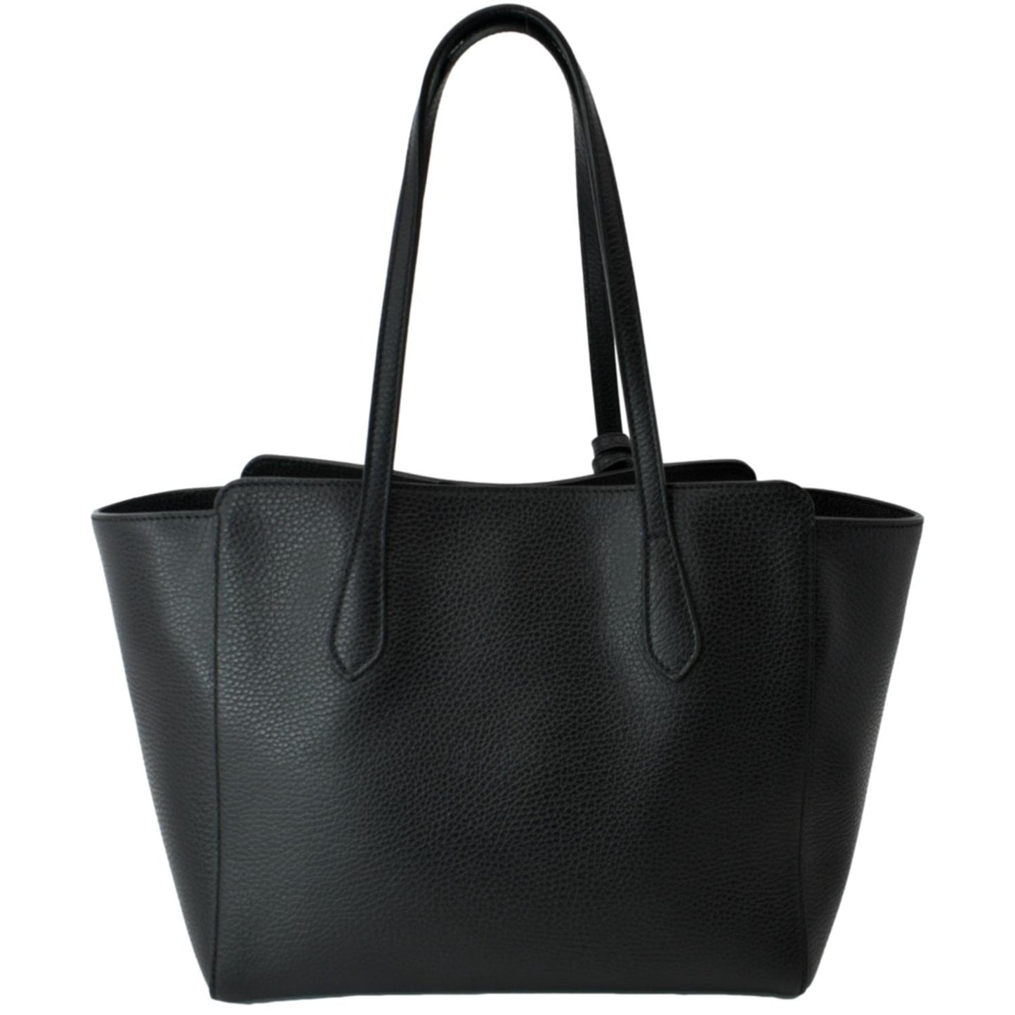 GUCCI Swing Mini Leather Tote Bag Black 354408