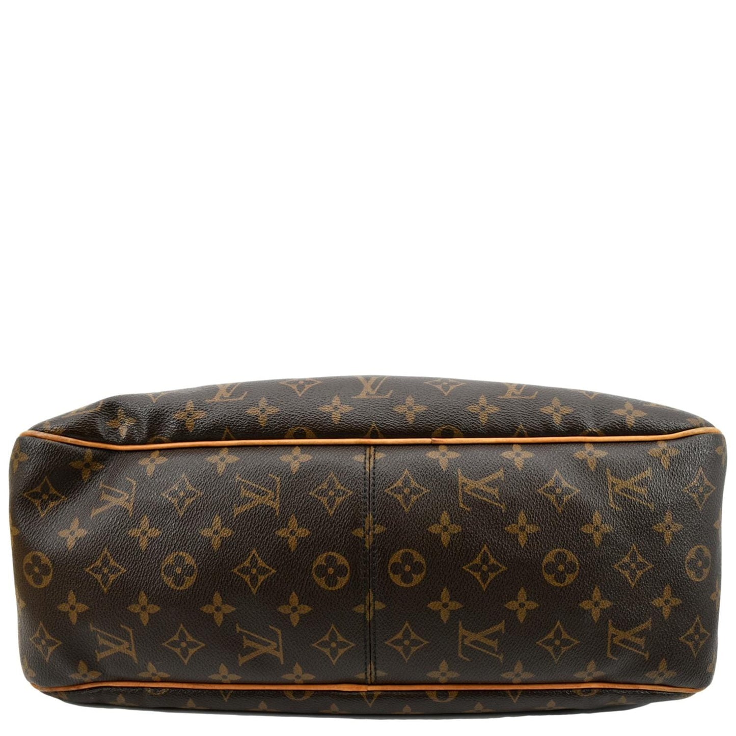 LOUIS VUITTON  Delightful MM Monogram Canvas Hobo Bag Brown