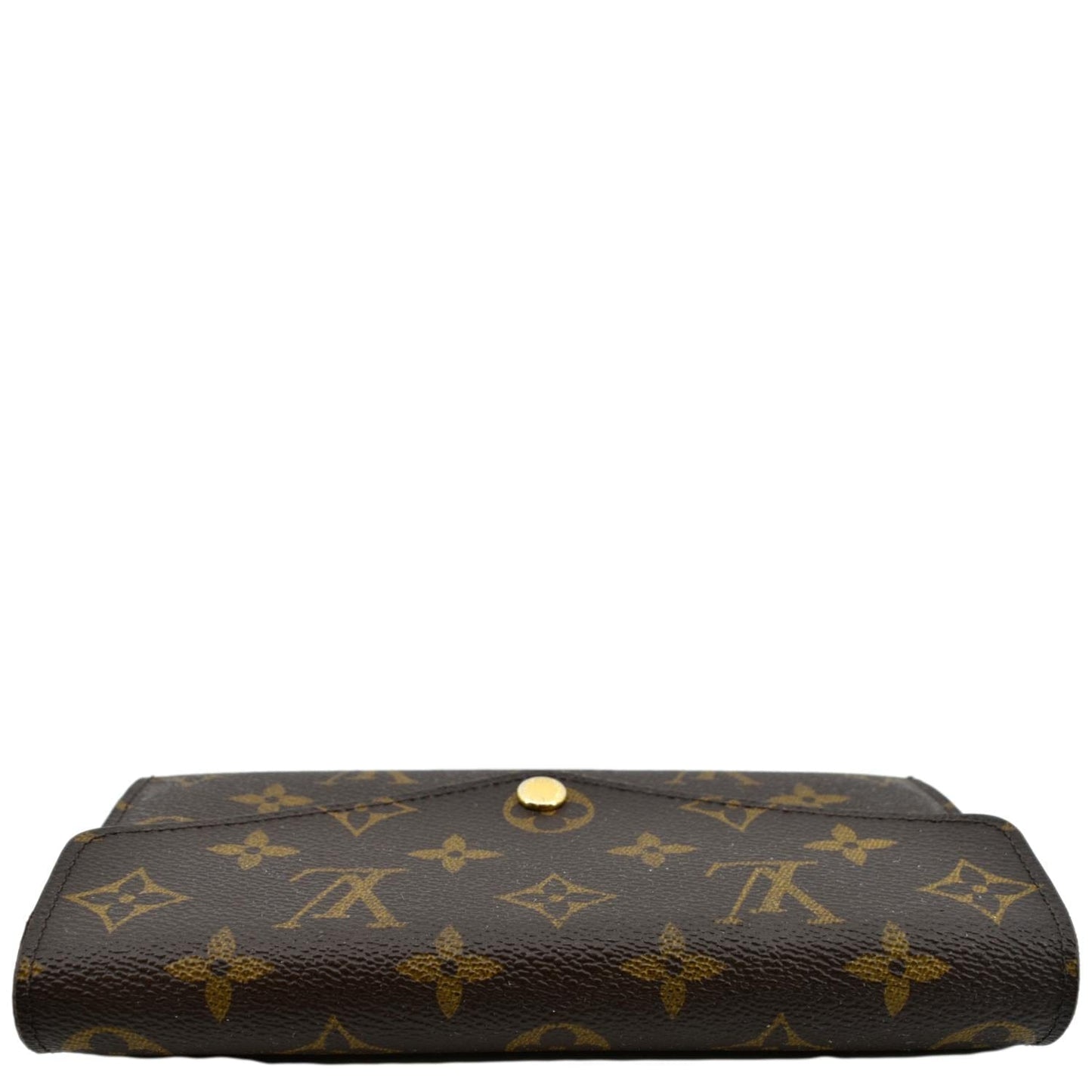 LOUIS VUITTON Sarah Monogram Canvas Wallet Brown