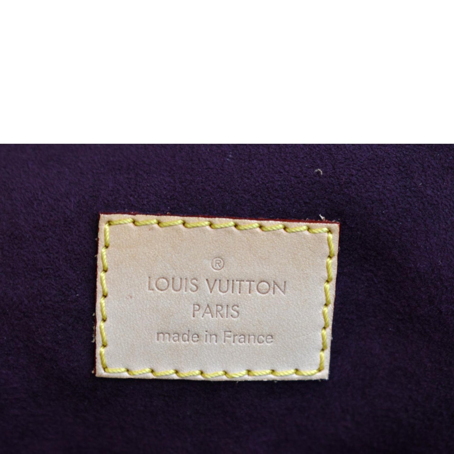 LOUIS VUITTON Pallas MM Monogram Canvas Shoulder Bag Brown
