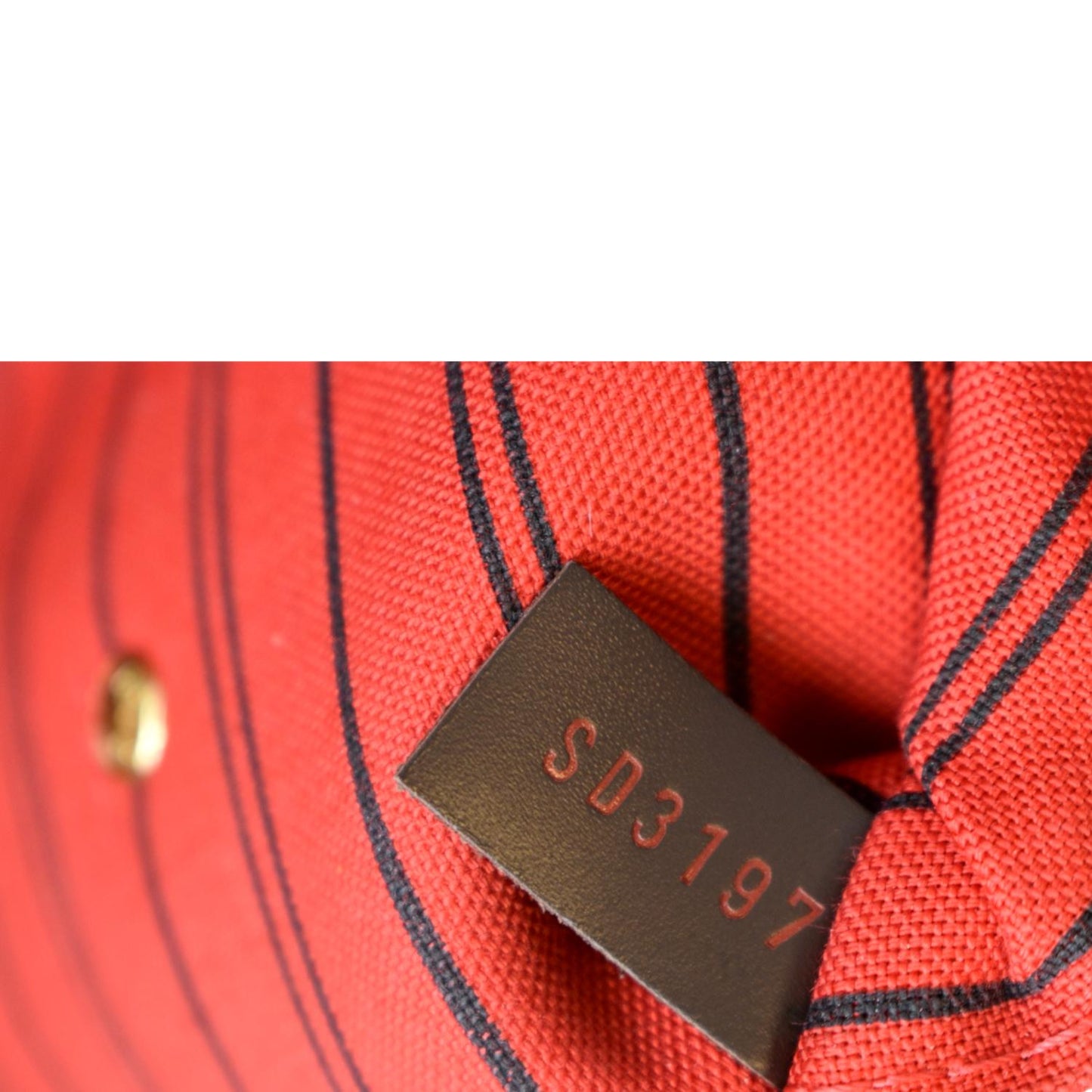 LOUIS VUITTON Neverfull MM Damier Ebene Tote Bag Brown