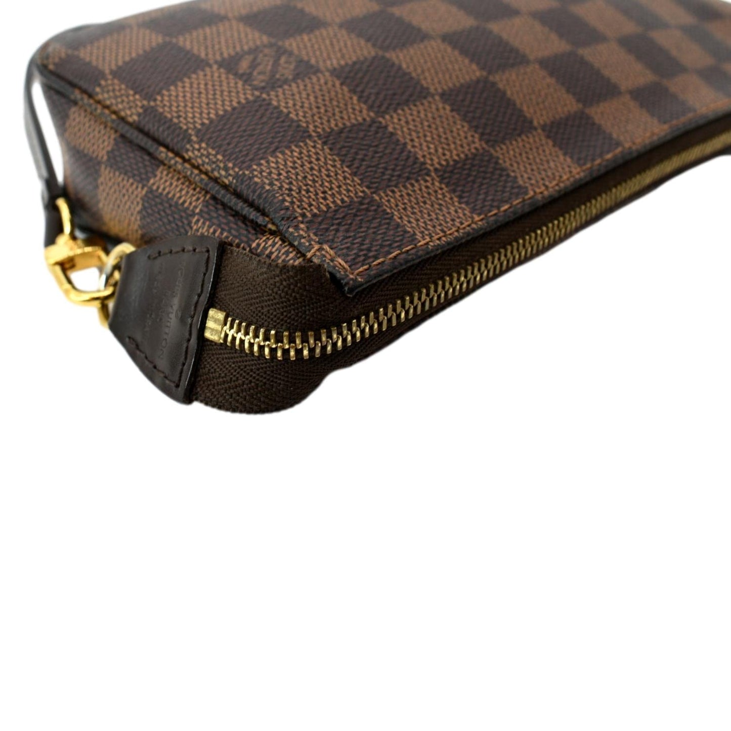 LOUIS VUITTON Pochette Damier Ebene Accessories Pouch Brown