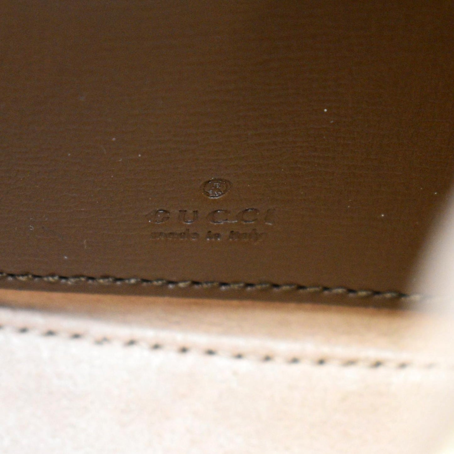 GUCCI Half Moon Mini GG Supreme Canvas Crossbody Bag Beige 726843