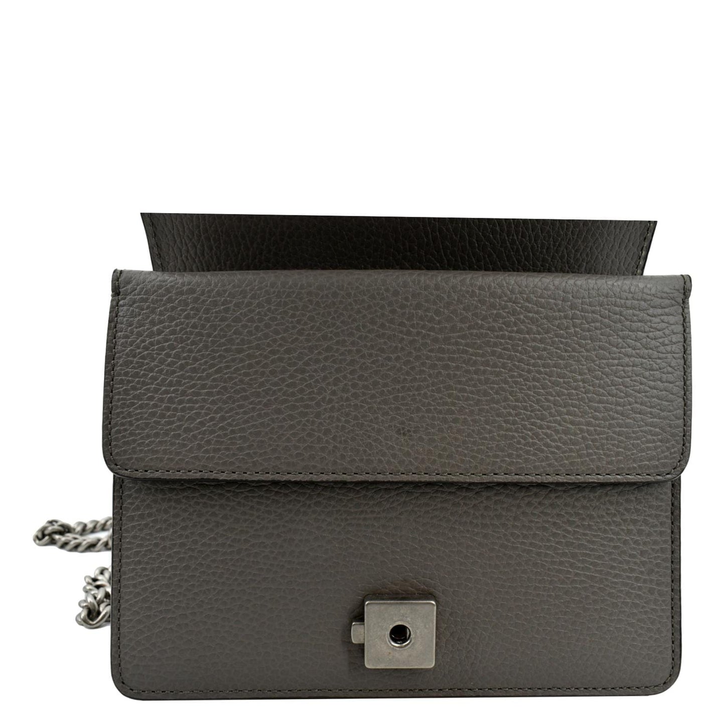 GUCCI Dionysus Mini Leather Crossbody Bag Gray 421970