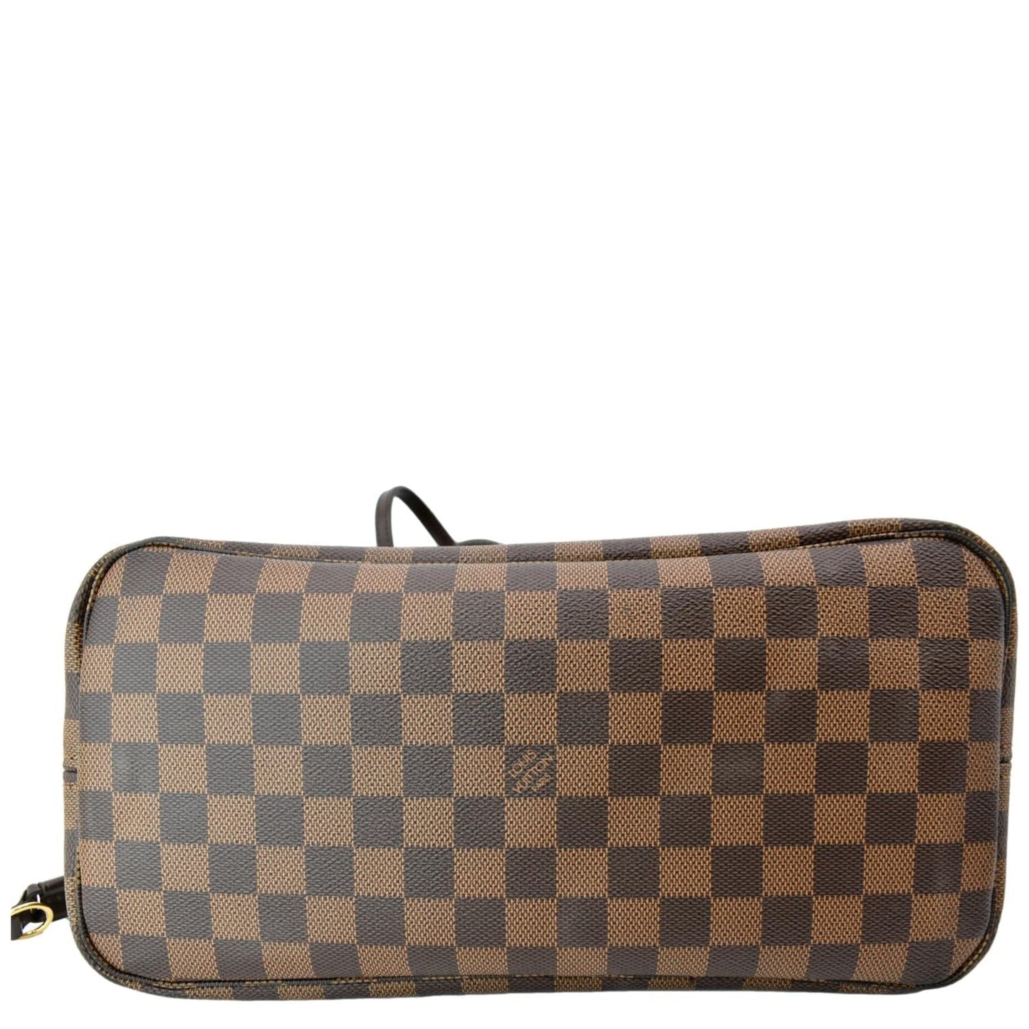 LOUIS VUITTON Neverfull MM Damier Ebene Tote Bag Brown