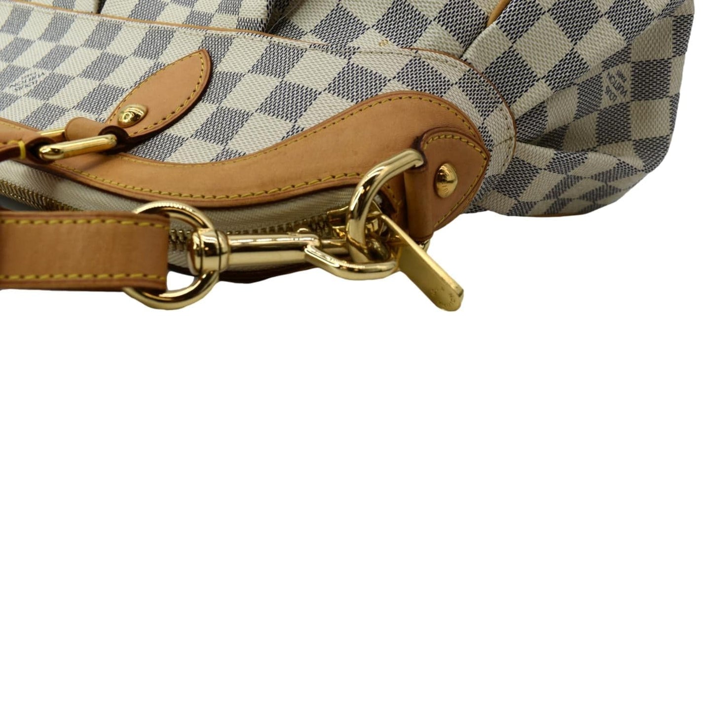LOUIS VUITTON Trevi GM Damier Azur 2way Shoulder Bag White