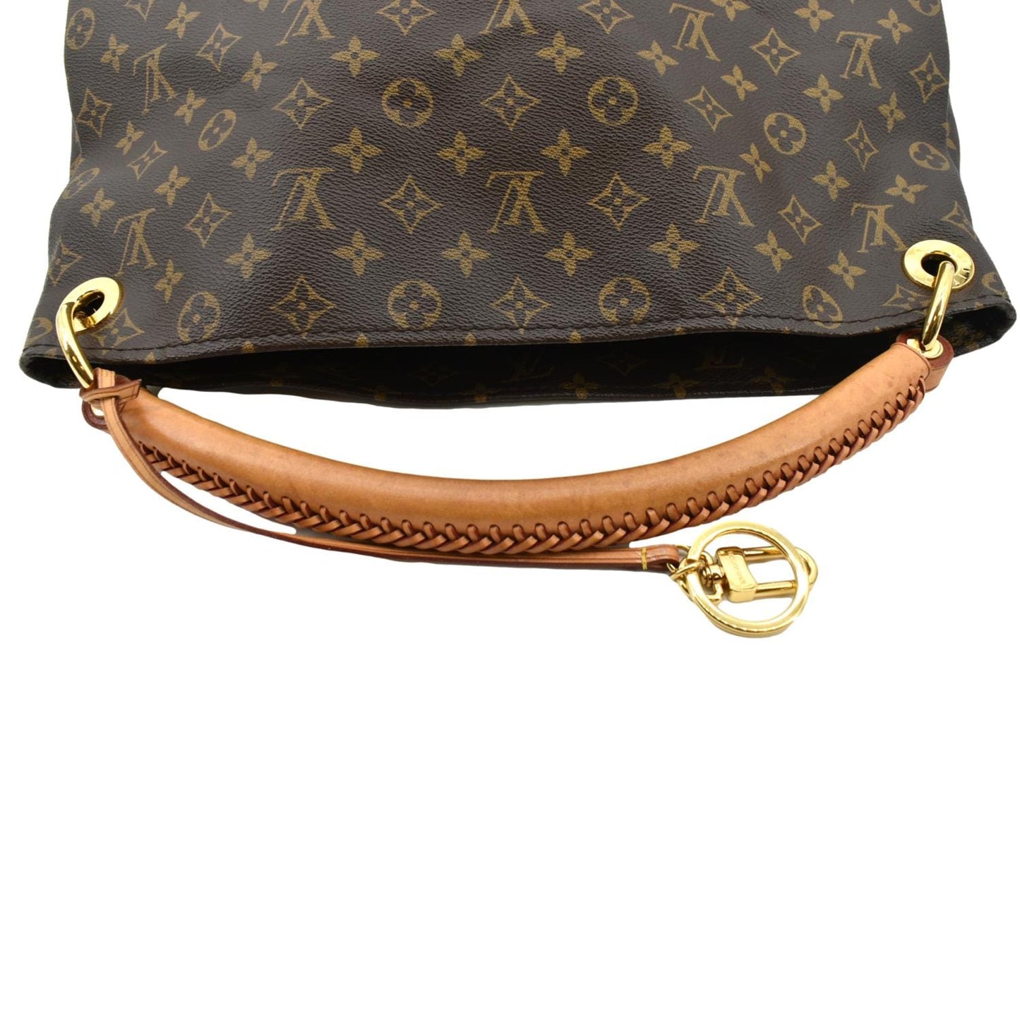 LOUIS VUITTON  Artsy MM Monogram Canvas Hobo Bag Brown