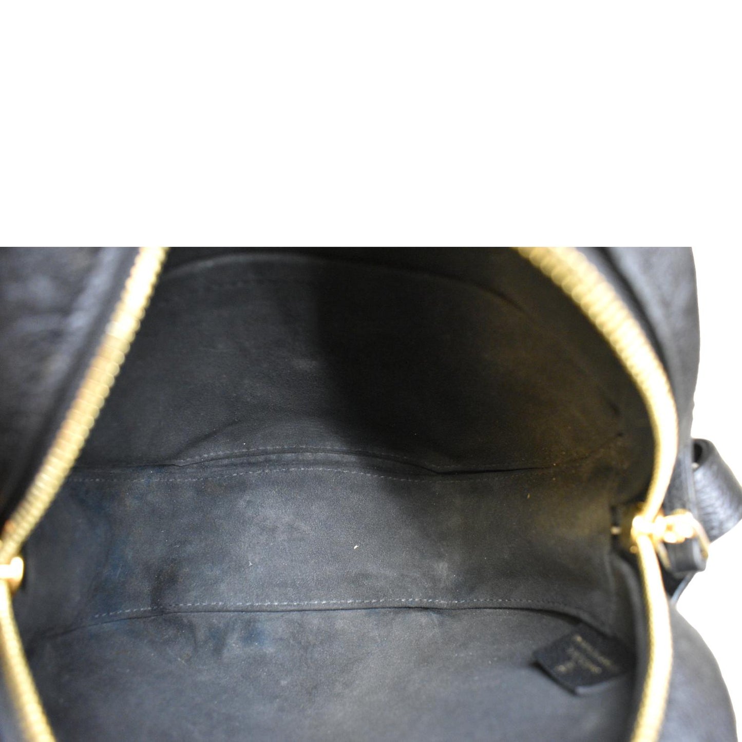 LOUIS VUITTON Boite Chapeau Souple MM Monogram Empreinte Shoulder Bag Black