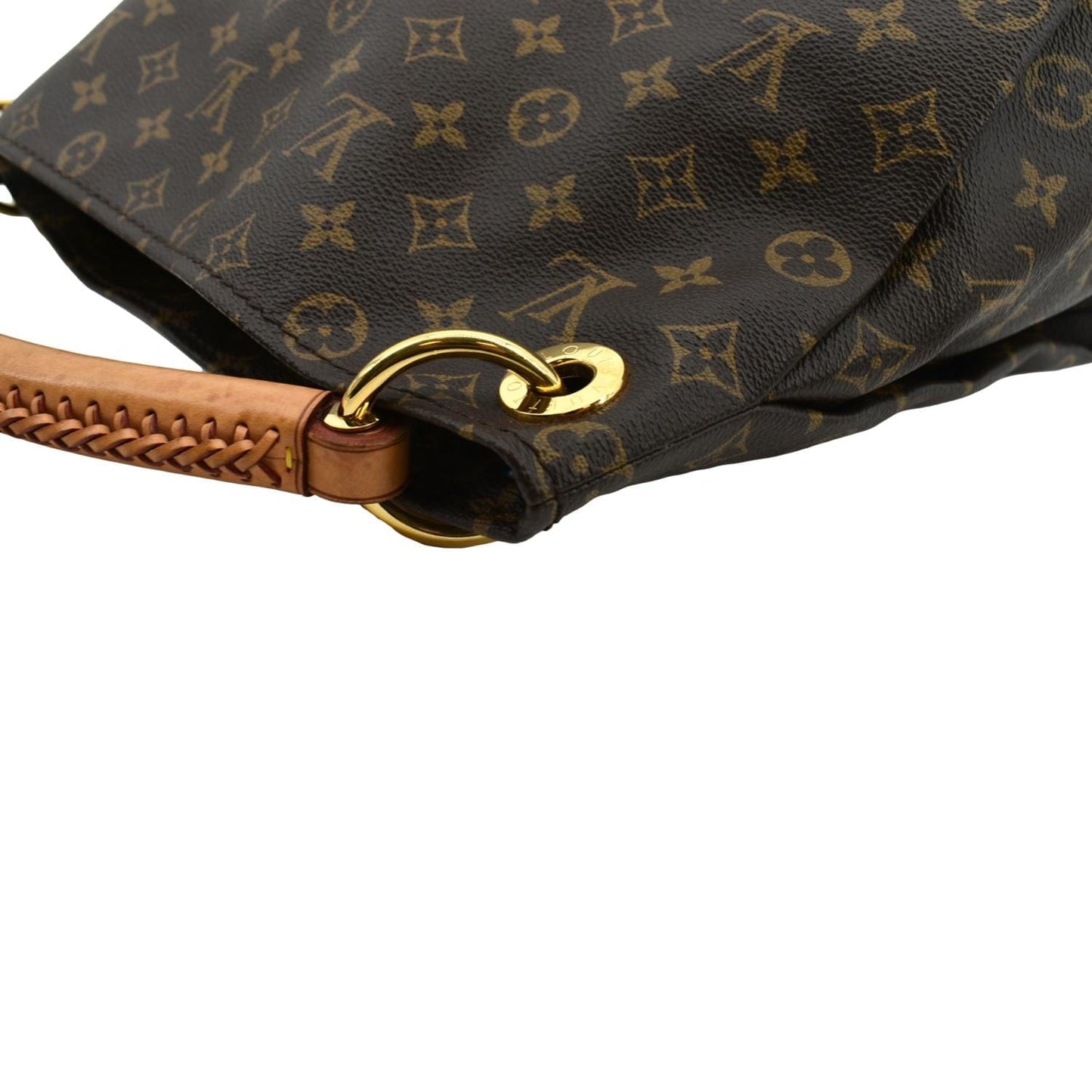 LOUIS VUITTON  Artsy MM Monogram Canvas Hobo Bag Brown