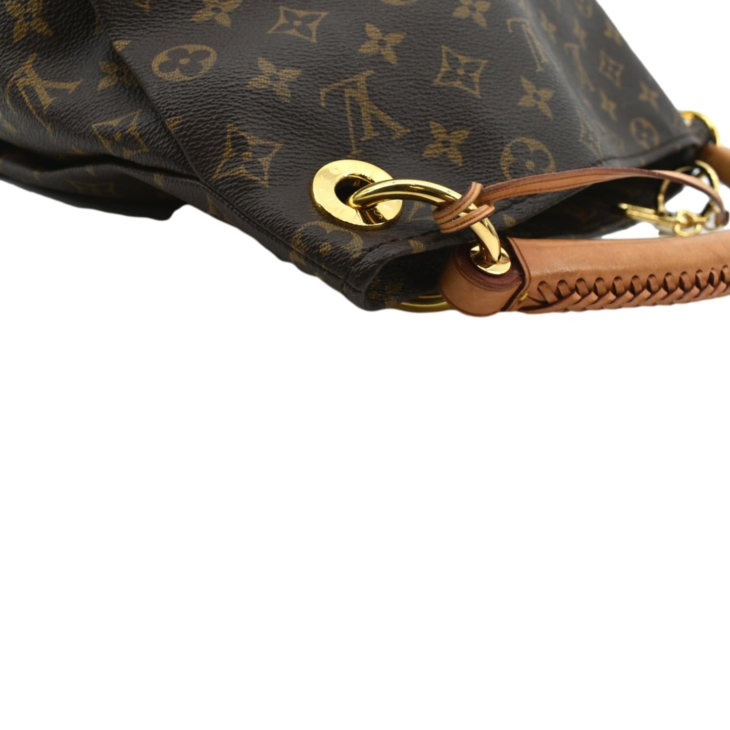 LOUIS VUITTON  Artsy MM Monogram Canvas Hobo Bag Brown