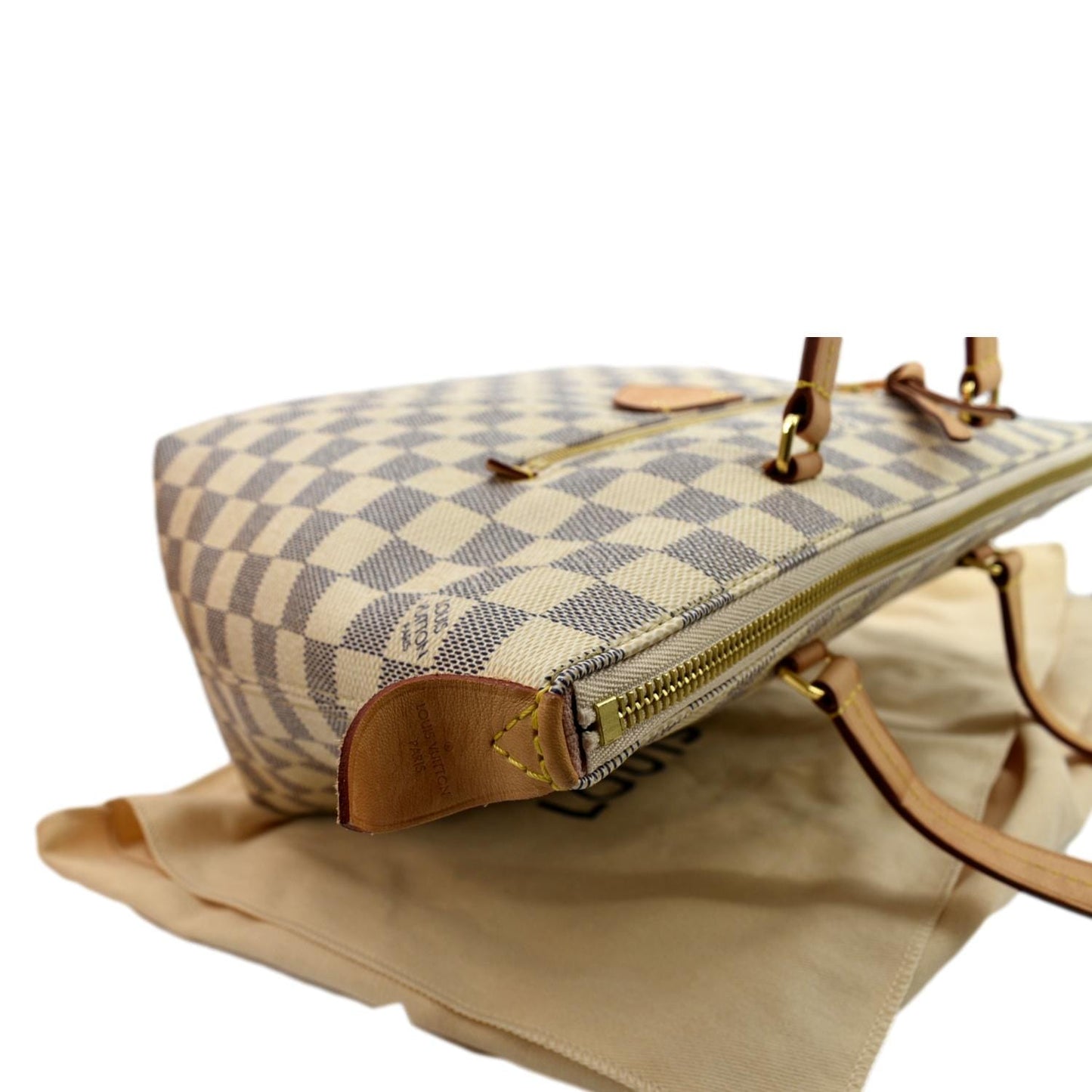 LOUIS VUITTON Iena PM Damier Azur Shoulder Bag White