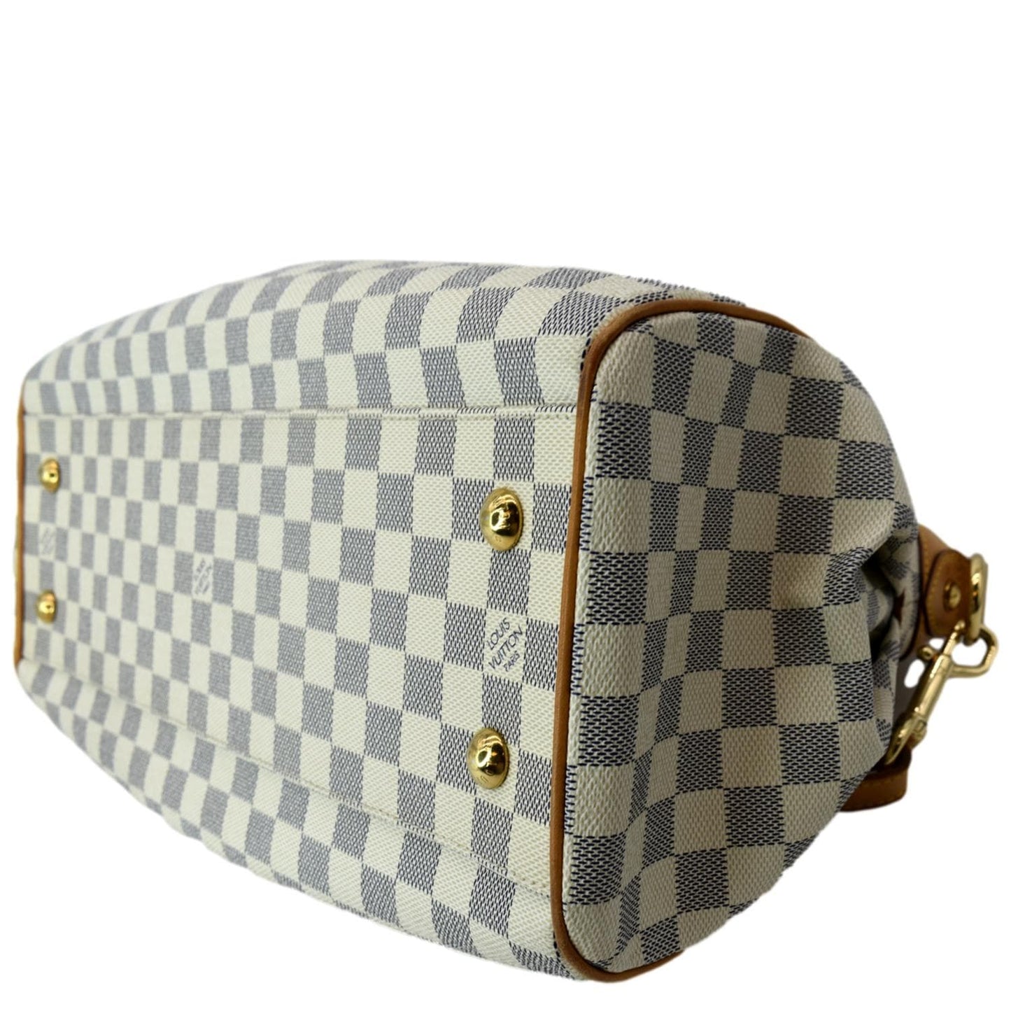 LOUIS VUITTON Trevi GM Damier Azur 2way Shoulder Bag White