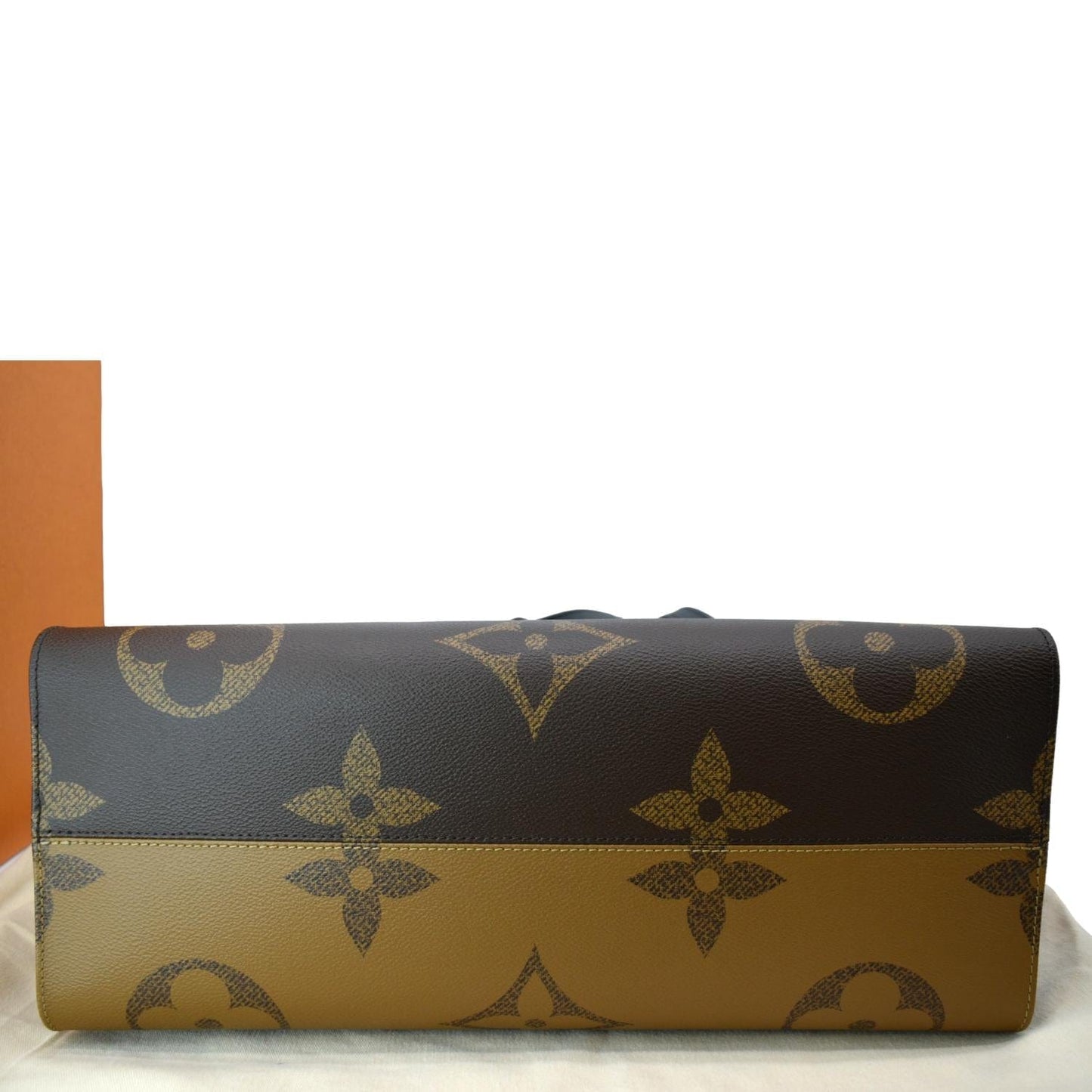 LOUIS VUITTON Onthego GM Giant Monogram Canvas Tote Shoulder Bag Brown - New Year Deals