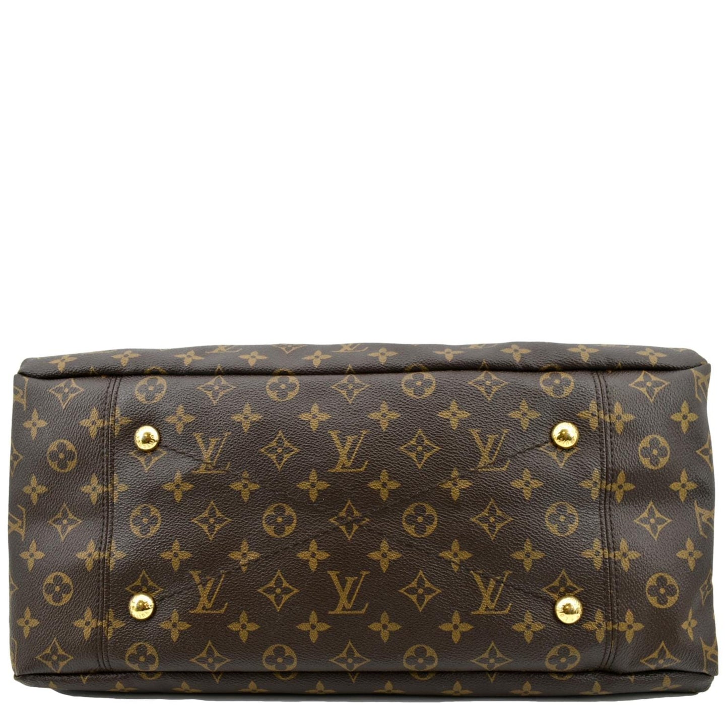 LOUIS VUITTON  Artsy MM Monogram Canvas Hobo Bag Brown