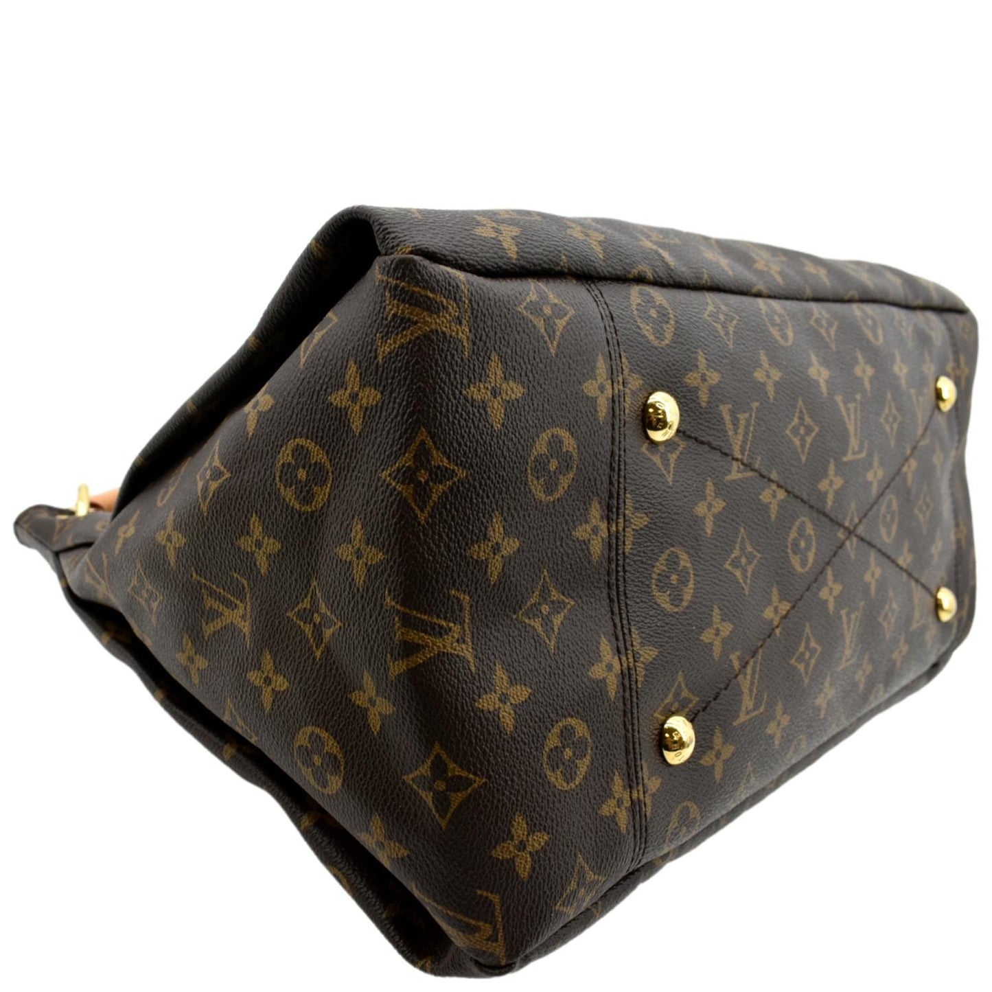 LOUIS VUITTON  Artsy MM Monogram Canvas Hobo Bag Brown