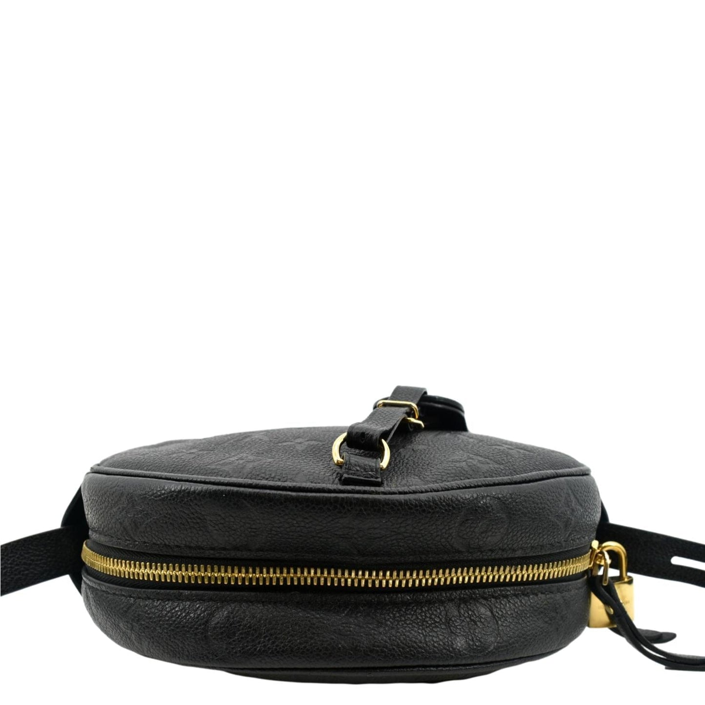 LOUIS VUITTON Boite Chapeau Souple MM Monogram Empreinte Shoulder Bag Black