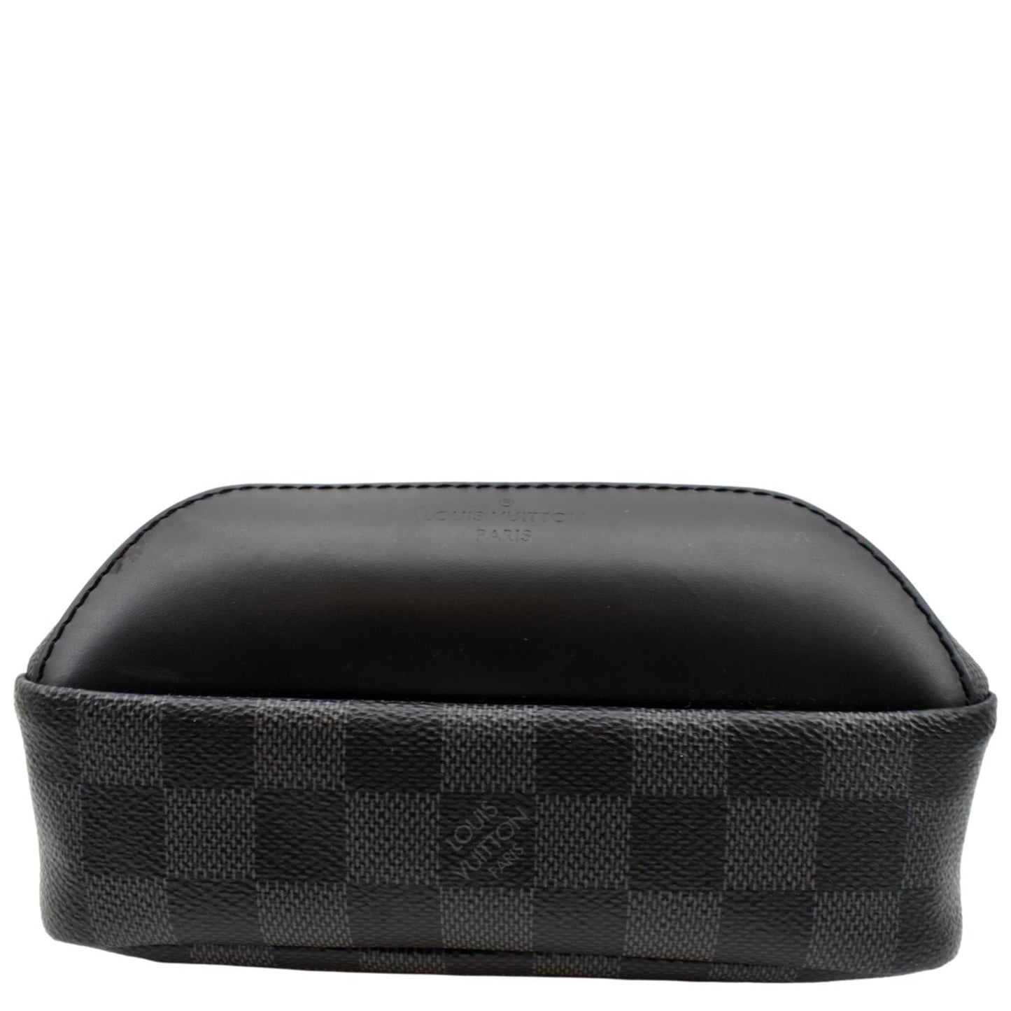 LOUIS VUITTON Avenue Sling Damier Graphite Backpack Bag Black