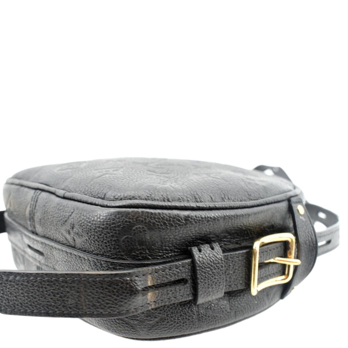 LOUIS VUITTON Boite Chapeau Souple MM Monogram Empreinte Shoulder Bag Black