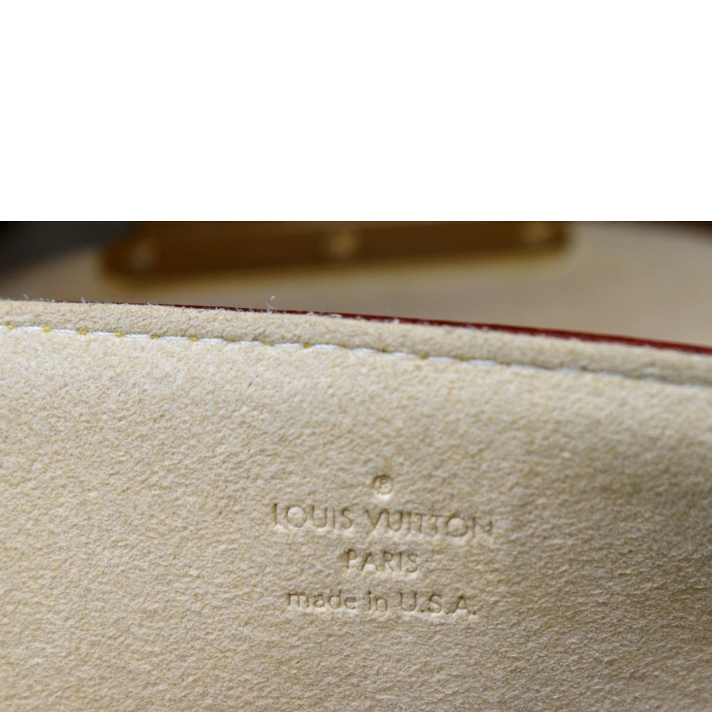 LOUIS VUITTON Beverly MM Monogram Canvas Satchel Bag Brown