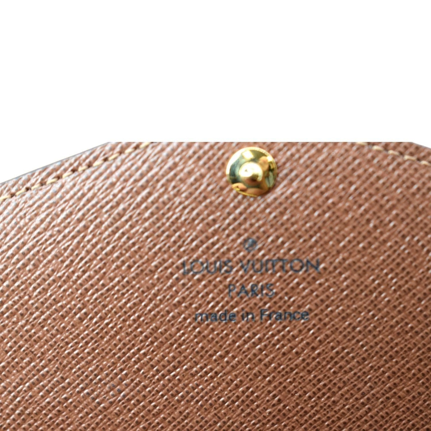 LOUIS VUITTON Sarah Monogram Canvas Wallet Brown