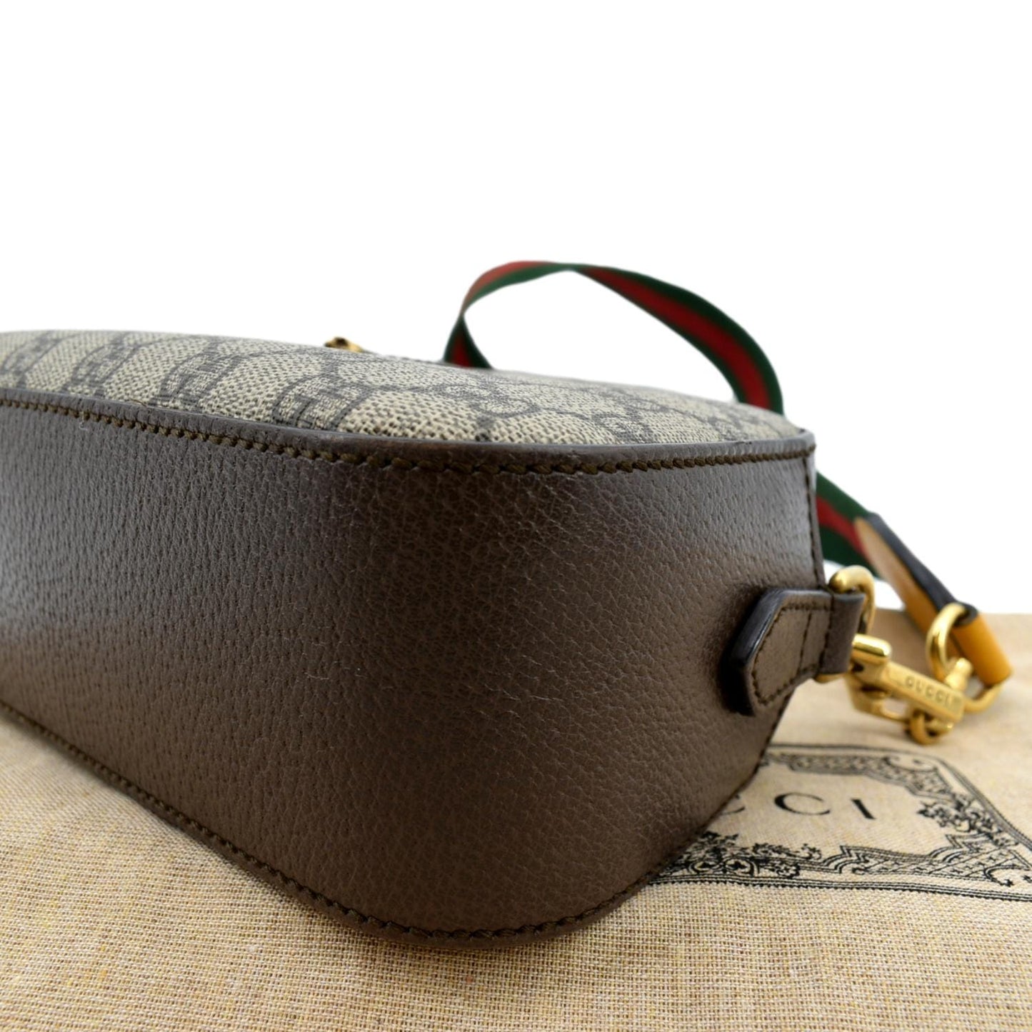 GUCCI Neo Vintage GG Supreme Canvas Messenger Bag Beige 476466