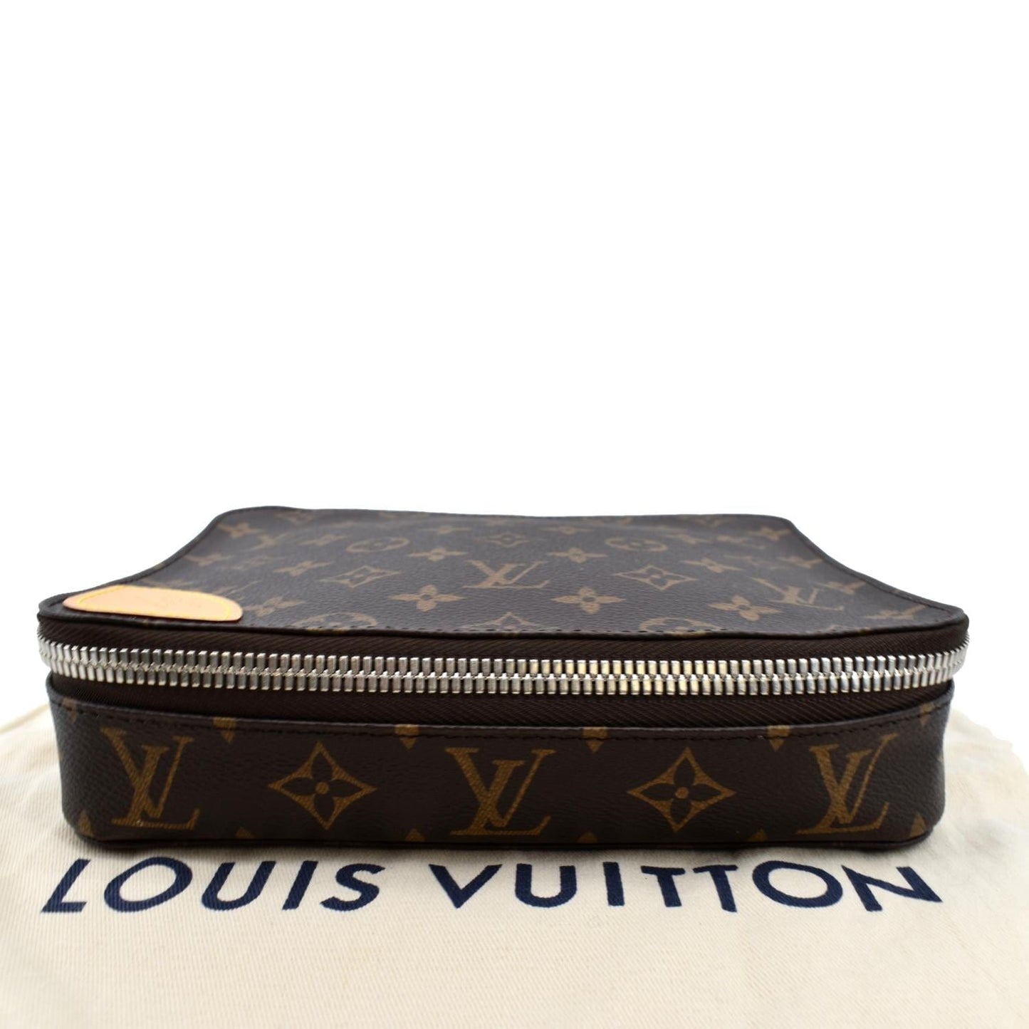LOUIS VUITTON Horizon Monogram Canvas Accessories Pouch Brown