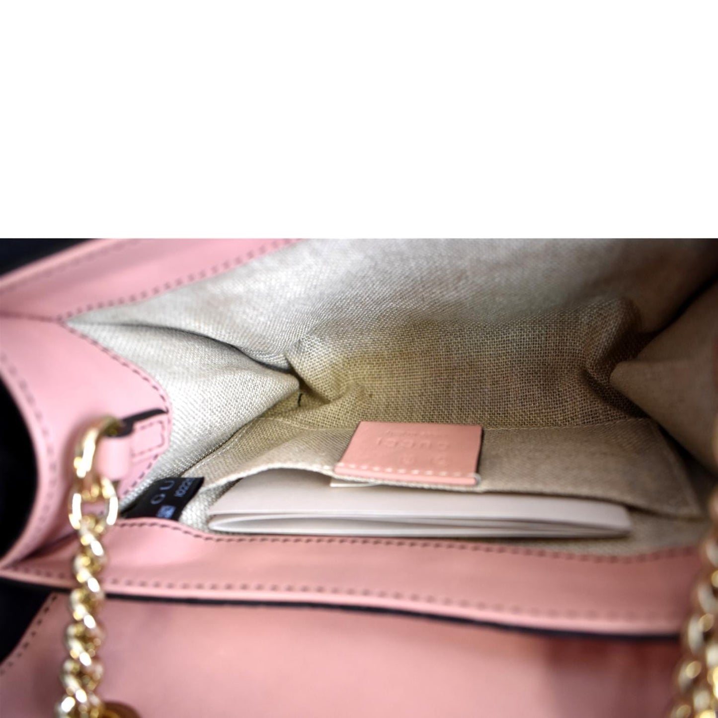 GUCCI Emily Mini Micro GG Guccissima Leather Shoulder Bag Pink 449636