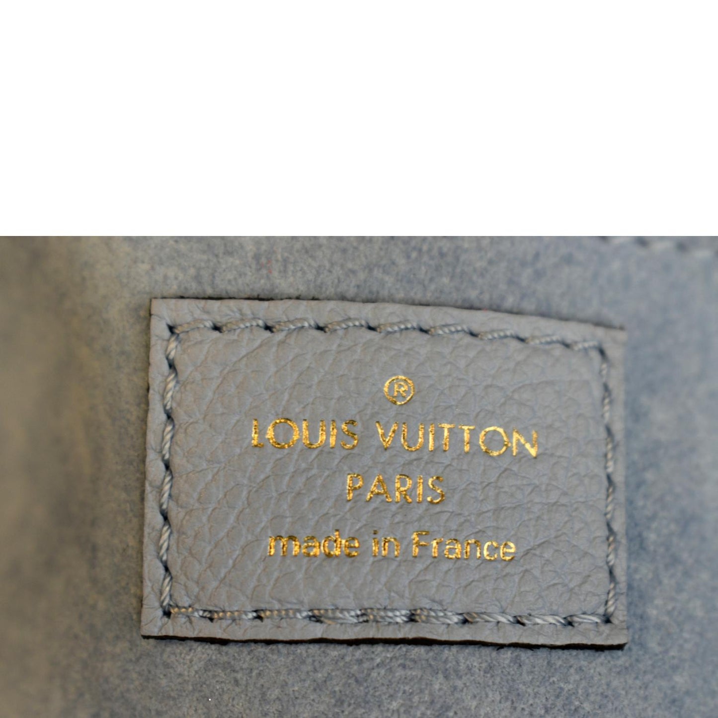 LOUIS VUITTON Lockme Tender Grained Calfskin Leather Shoulder Bag Blue