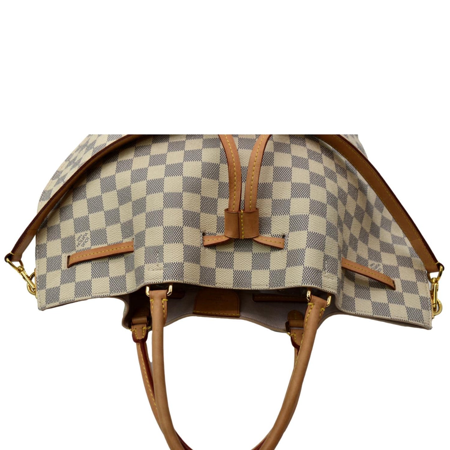 LOUIS VUITTON Girolata Damier Azur Shoulder Bag White - Hot Deals
