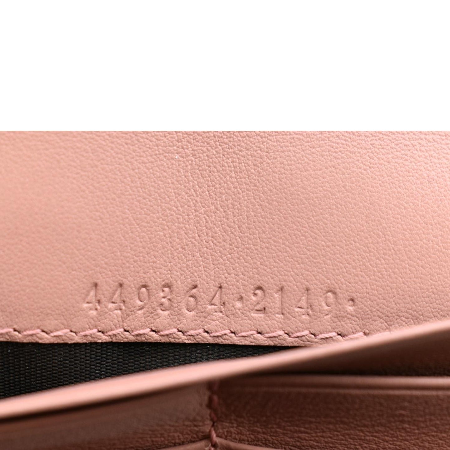 GUCCI Leather Wallet Light Pink 449364