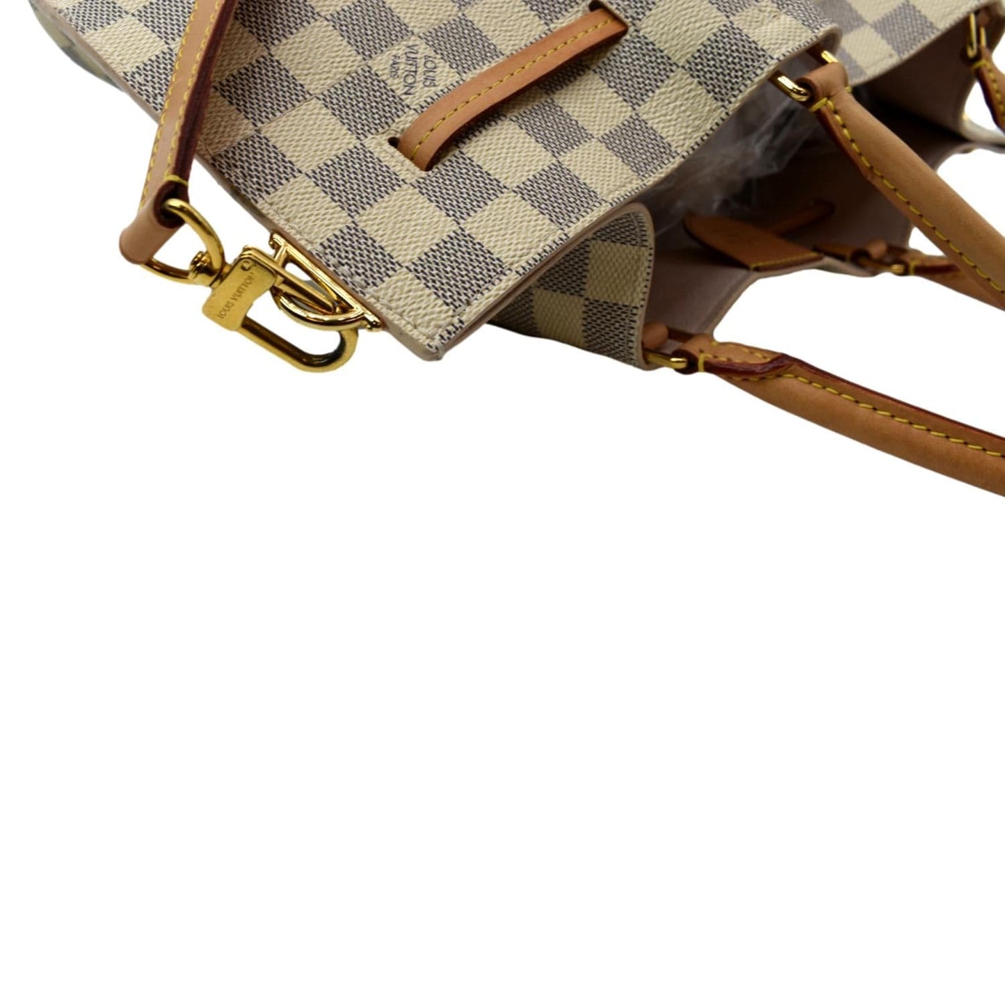 LOUIS VUITTON Girolata Damier Azur Shoulder Bag White - Hot Deals