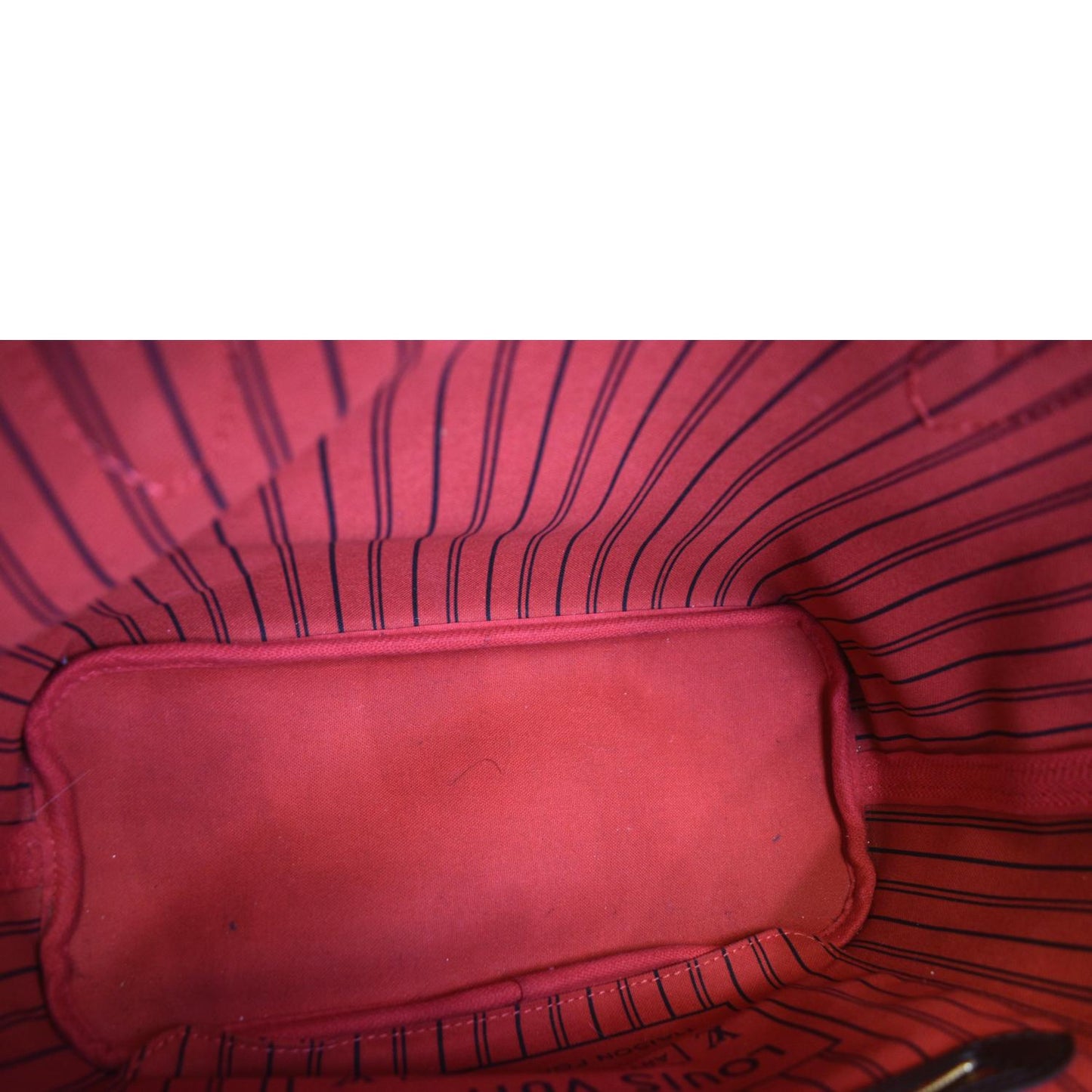 LOUIS VUITTON Neverfull PM Damier Ebene Shoulder Bag Brown