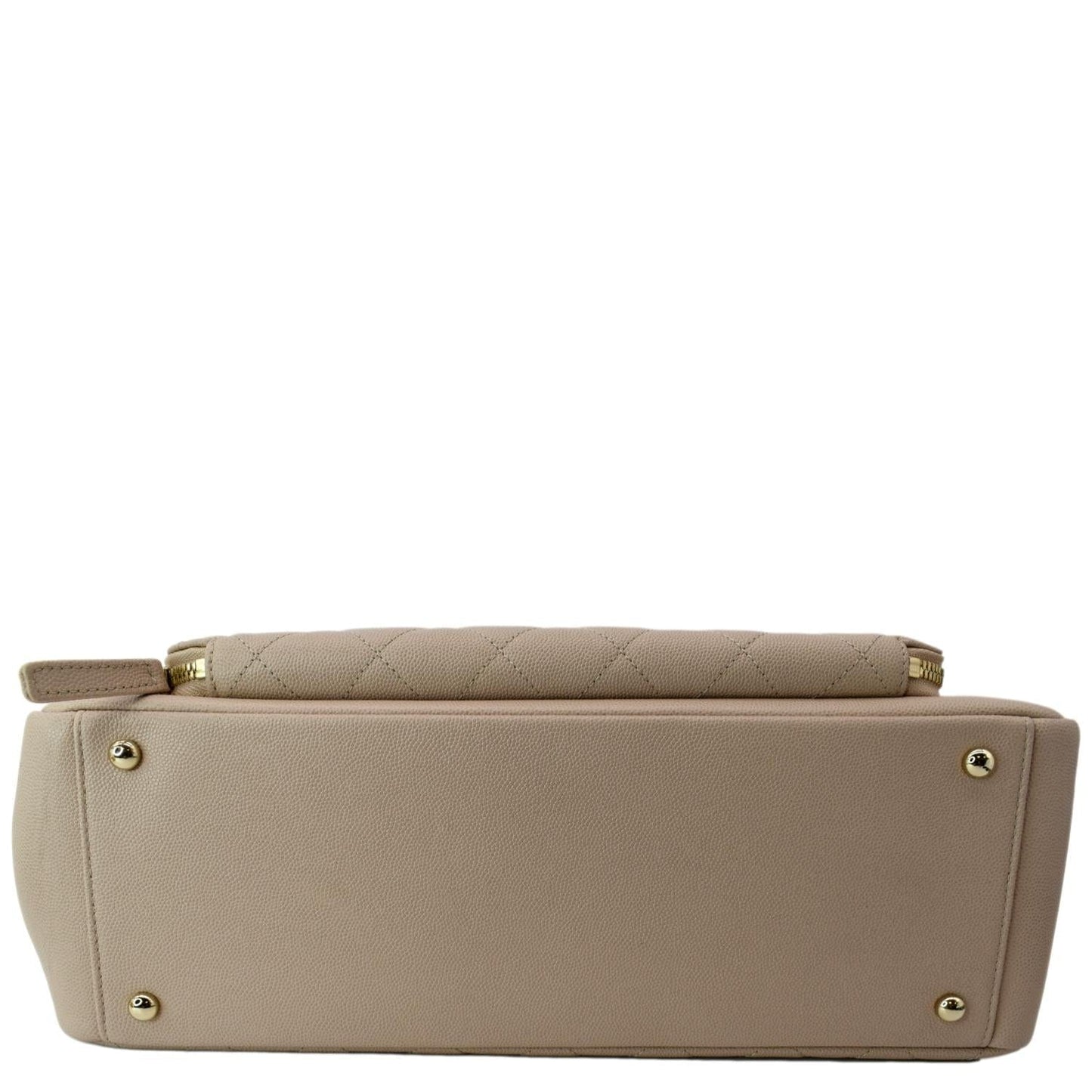 CHANEL Business Affinity Large Leather Shopping Tote Beige  - Hot Deals