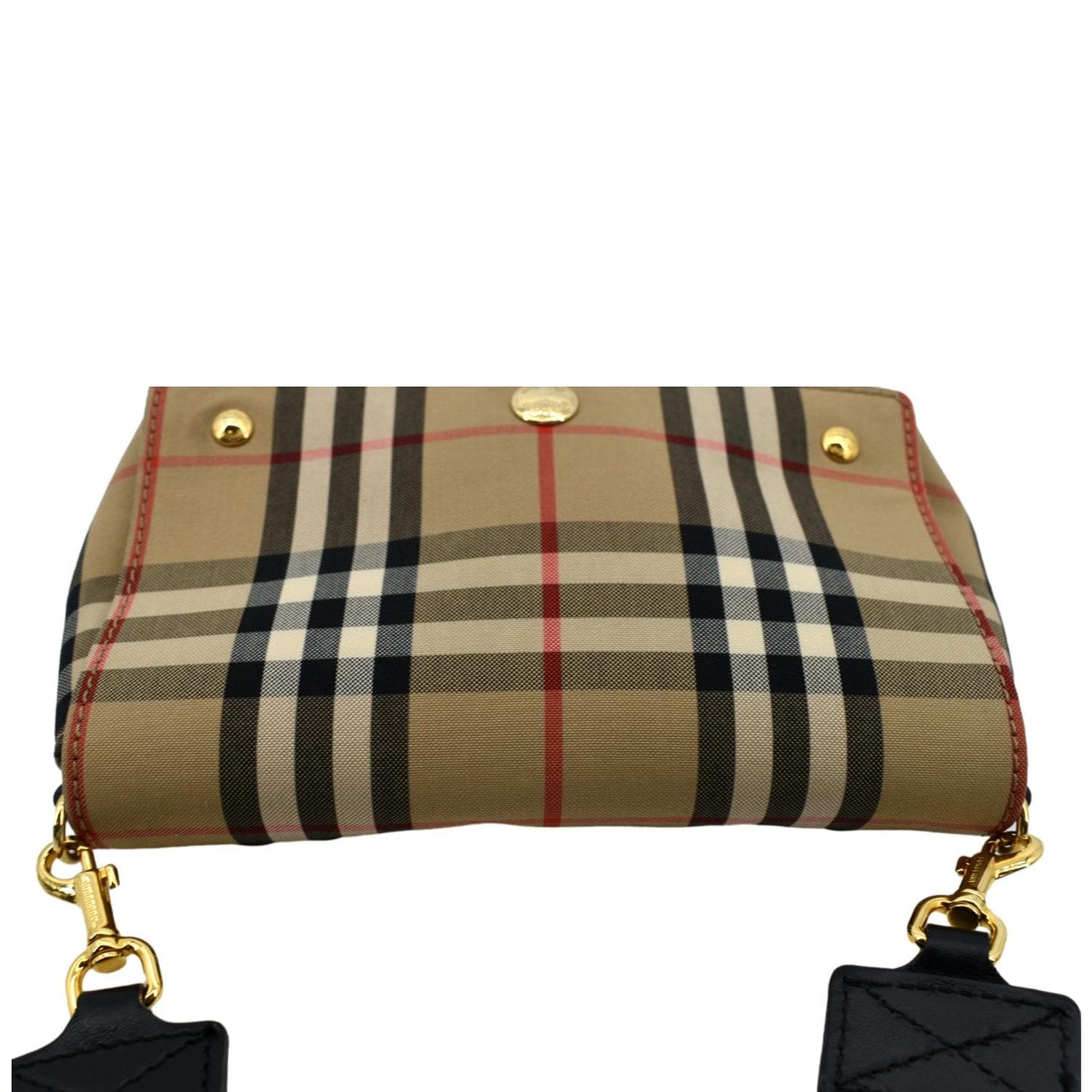 BURBERRY Hackberry Vintage Check Shoulder Bag Beige