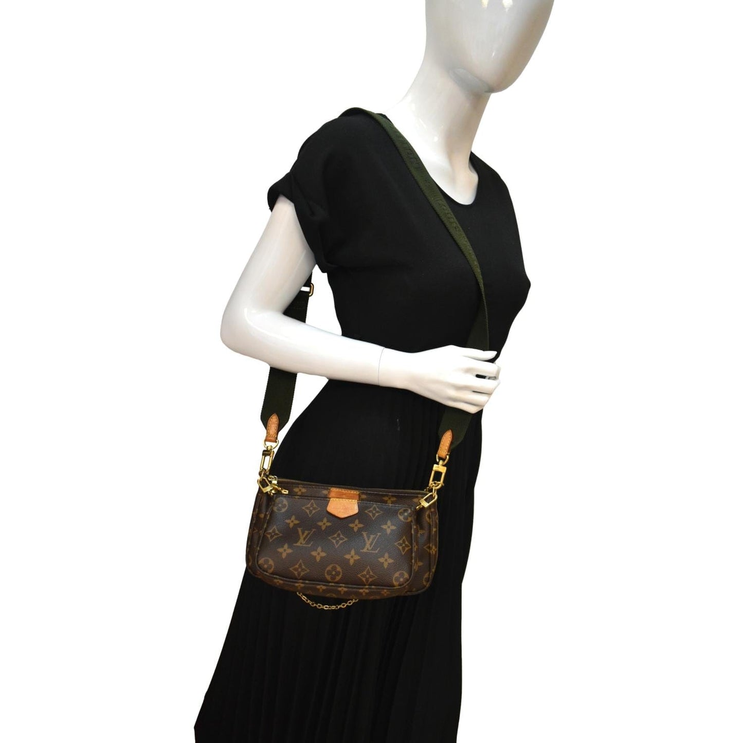 LOUIS VUITTON  Multi Pochette Accessoires Monogram Canvas Shoulder Bag - sold