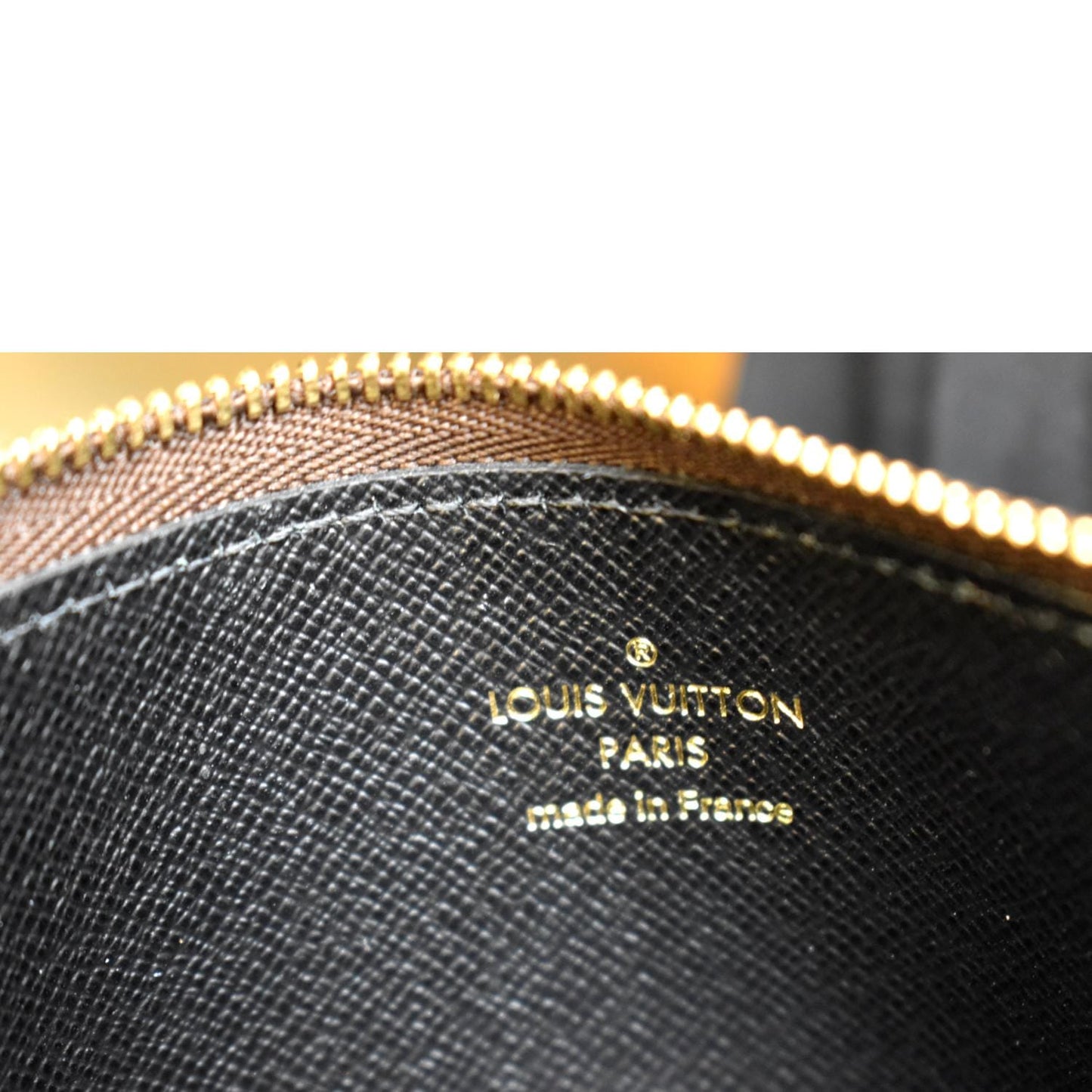 LOUIS VUITTON Monogram Canvas Trio Pouch Bag Brown