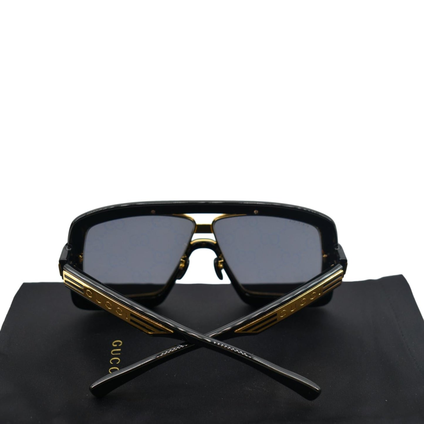 GUCCI GG0900S 001 Black Sunglasses Grey Mirrored Lens