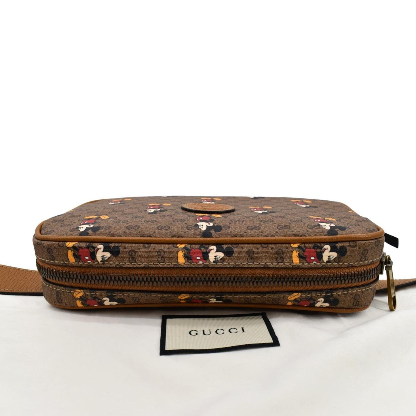 GUCCI X DISNEY Mini GG Supreme Belt Bag Beige 602695