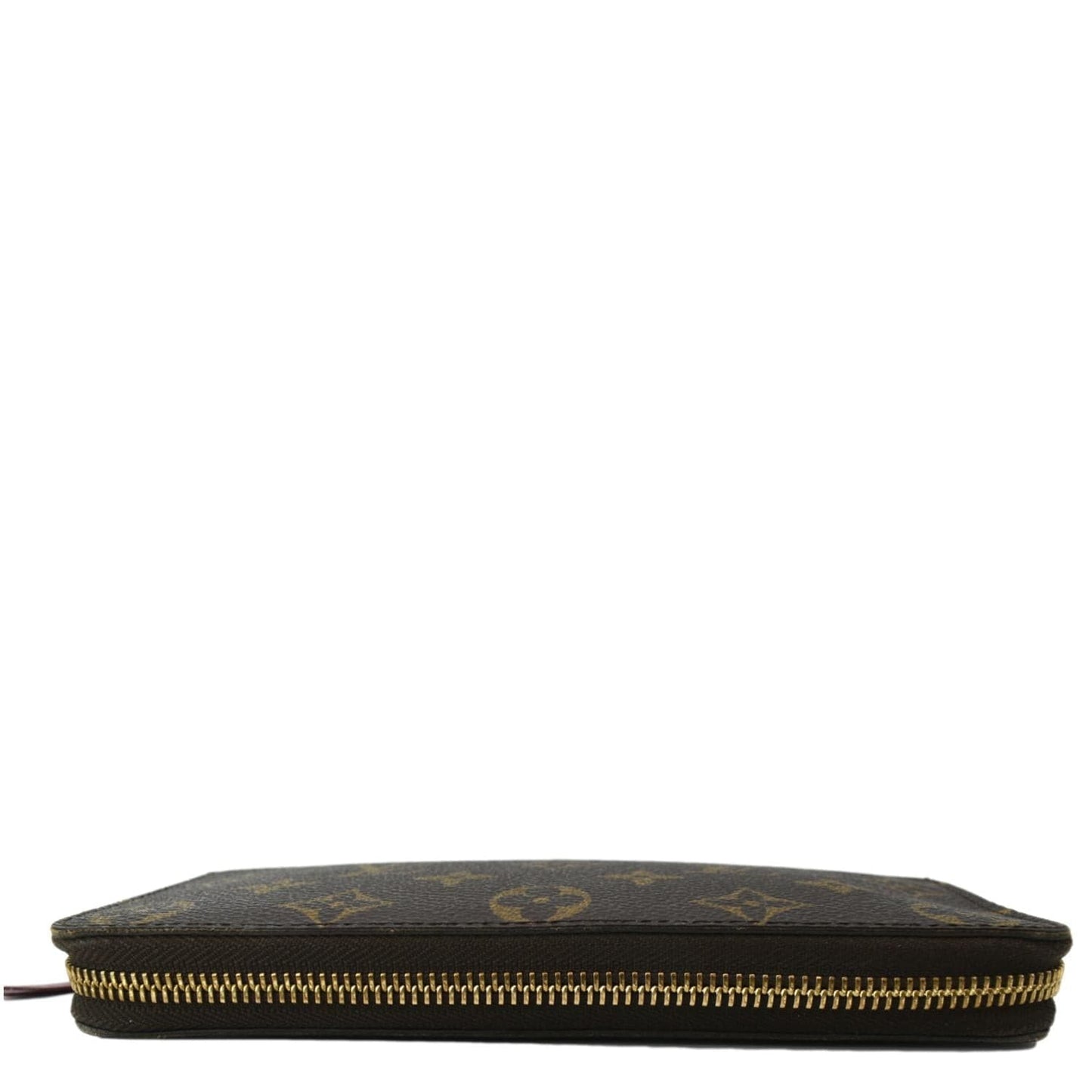 LOUIS VUITTON Clemence Monogram Canvas  Wallet Brown