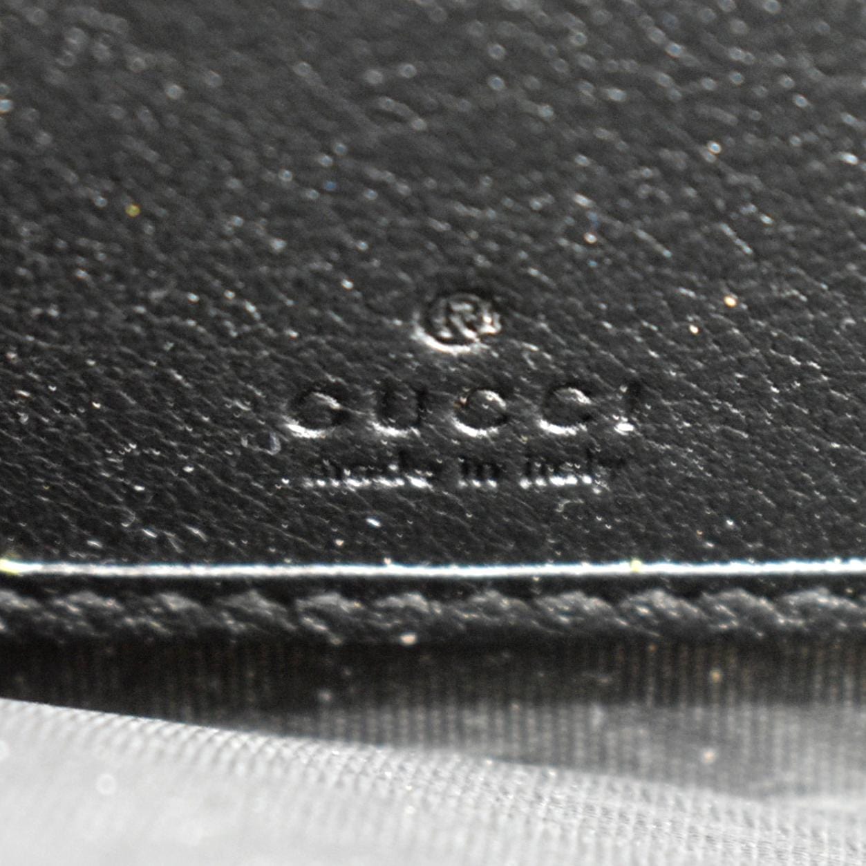 GUCCI Diana Continental Zip Around Leather Wallet Black 658634