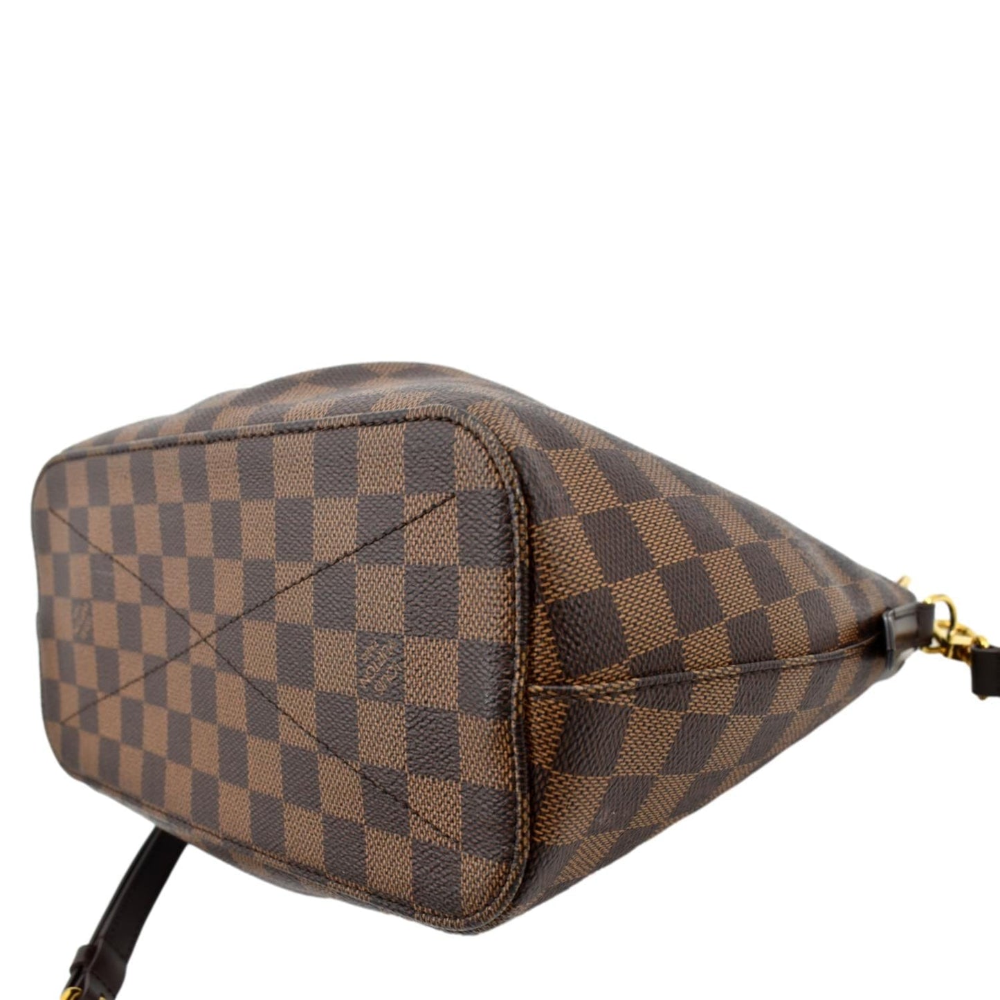 LOUIS VUITTON Siena PM Damier Ebene Shoulder Bag Brown