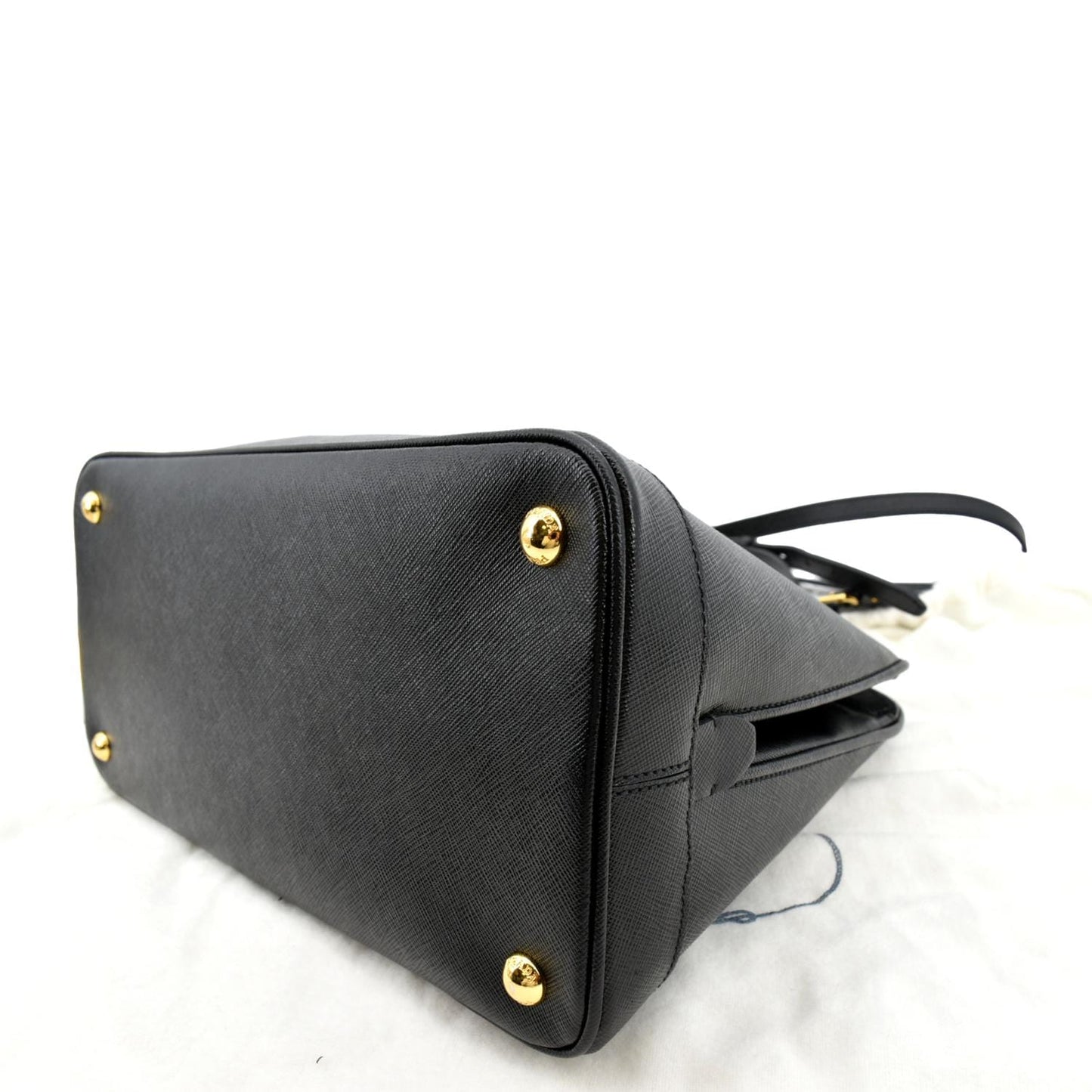 PRADA Lux Medium Promenade Saffiano Leather Shoulder Bag Black  - New Year Deals